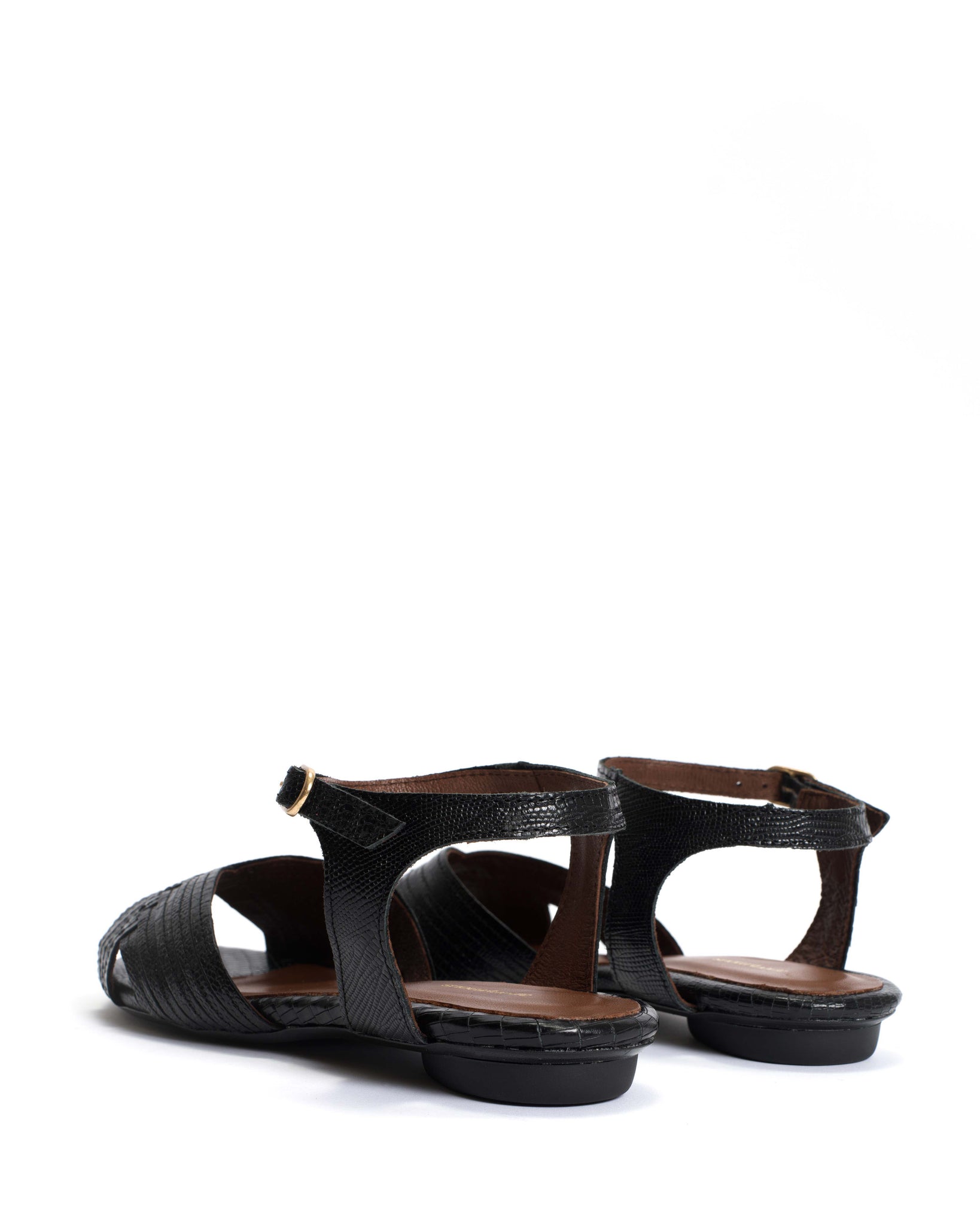 Niabi 10 Calf lizard Black - Anonymous Copenhagen