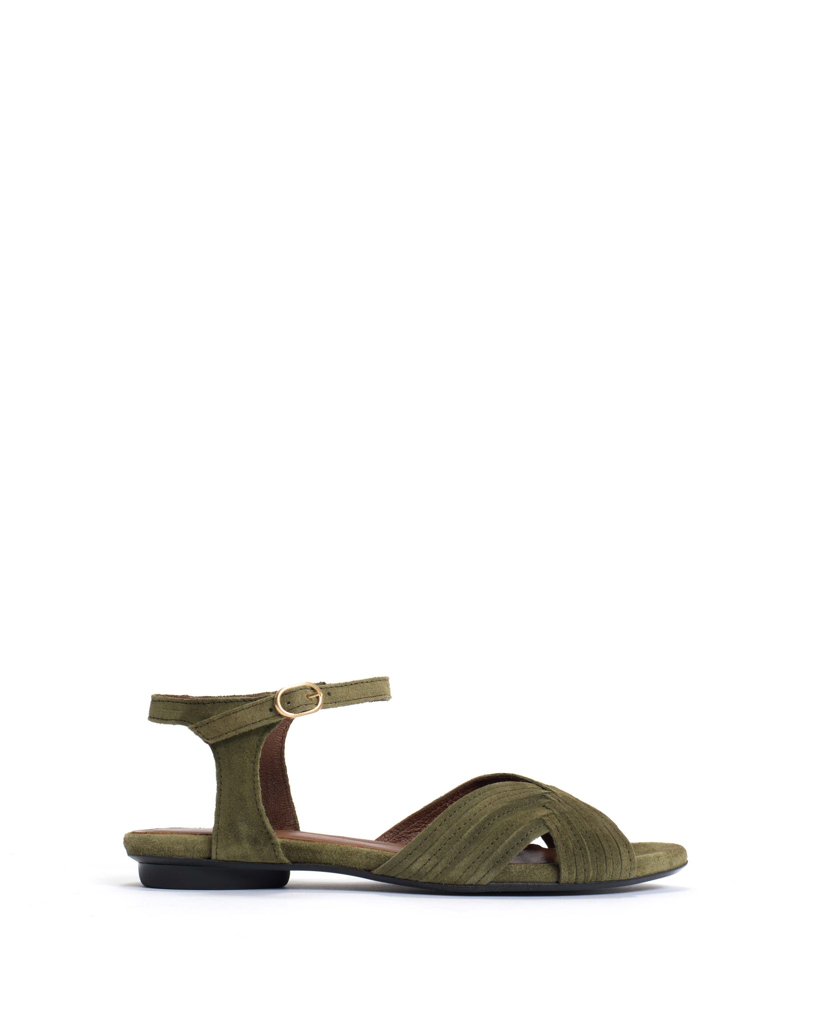 Niabi 10 Calf suede Olive green - Anonymous Copenhagen