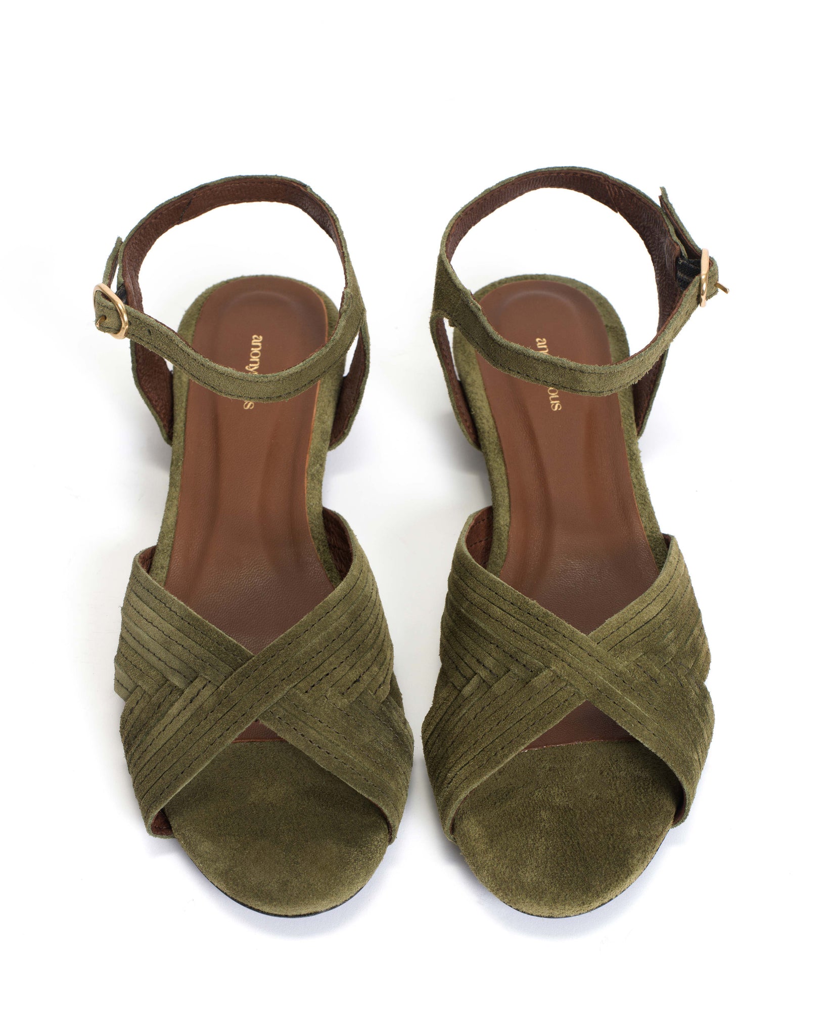 Niabi 10 Calf suede Olive green - Anonymous Copenhagen