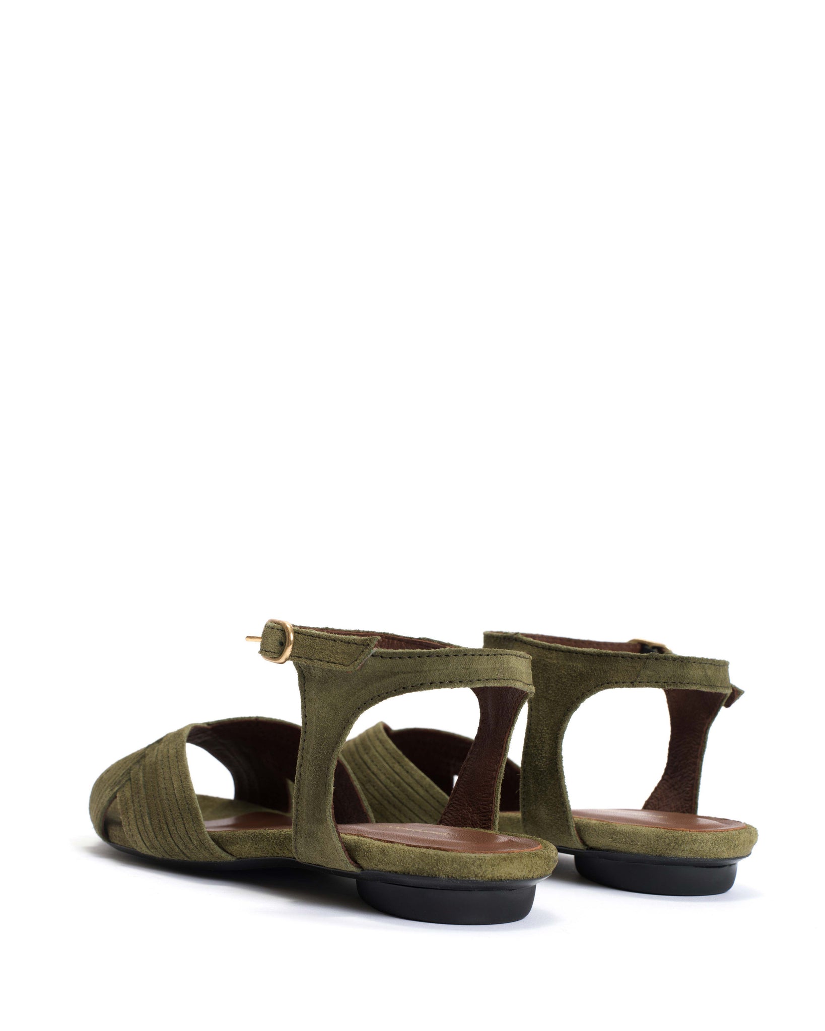 Niabi 10 Calf suede Olive green - Anonymous Copenhagen