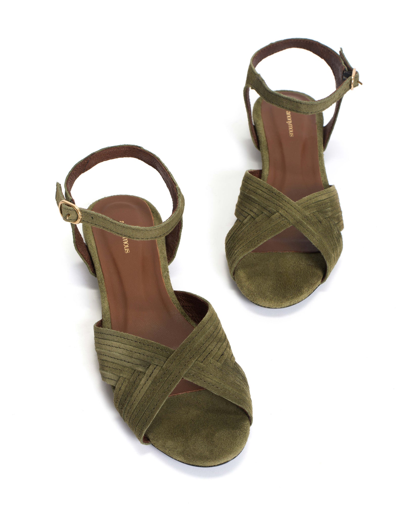Niabi 10 Calf suede Olive green - Anonymous Copenhagen