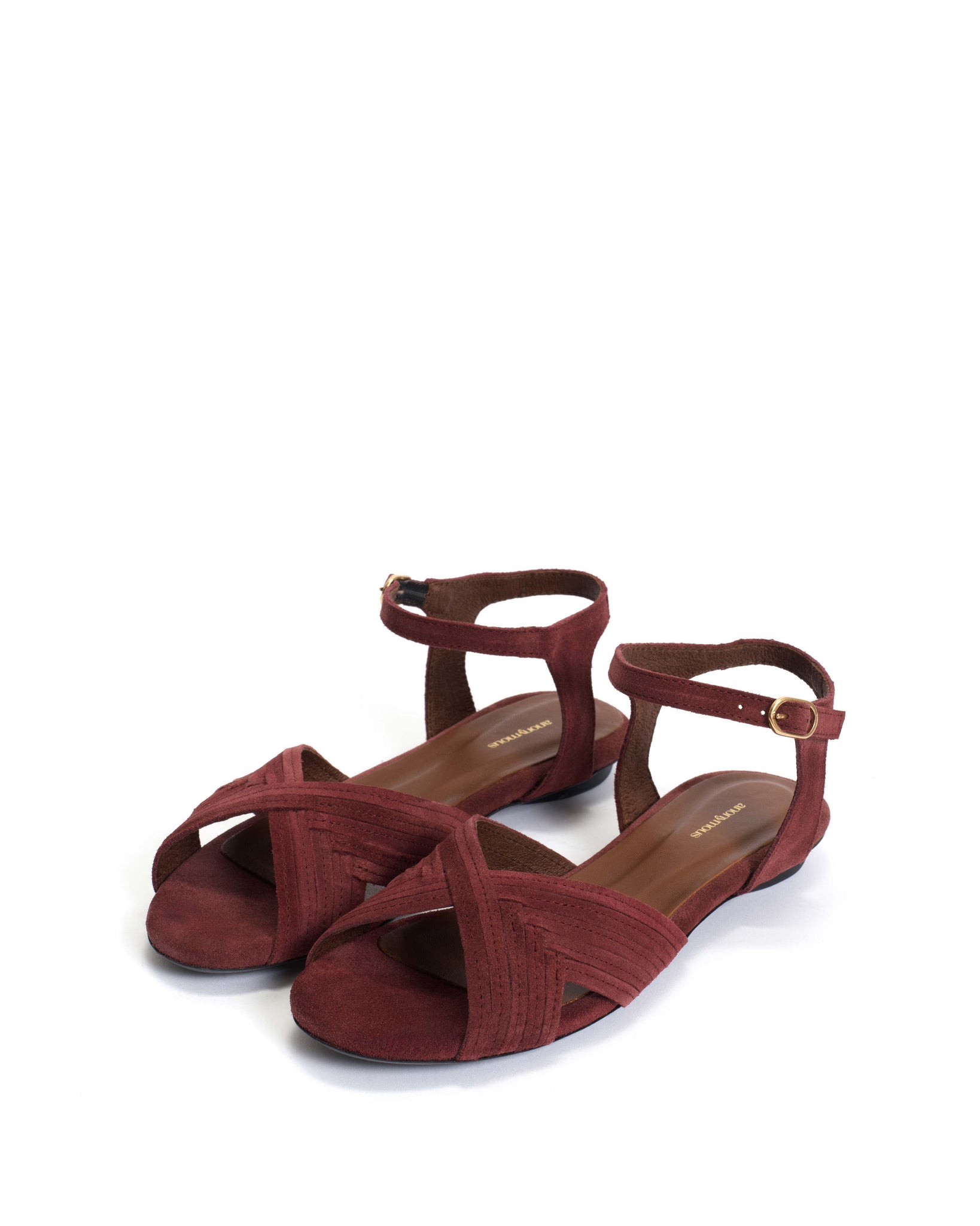 Niabi 10 Calf suede Pomegranate - Anonymous Copenhagen