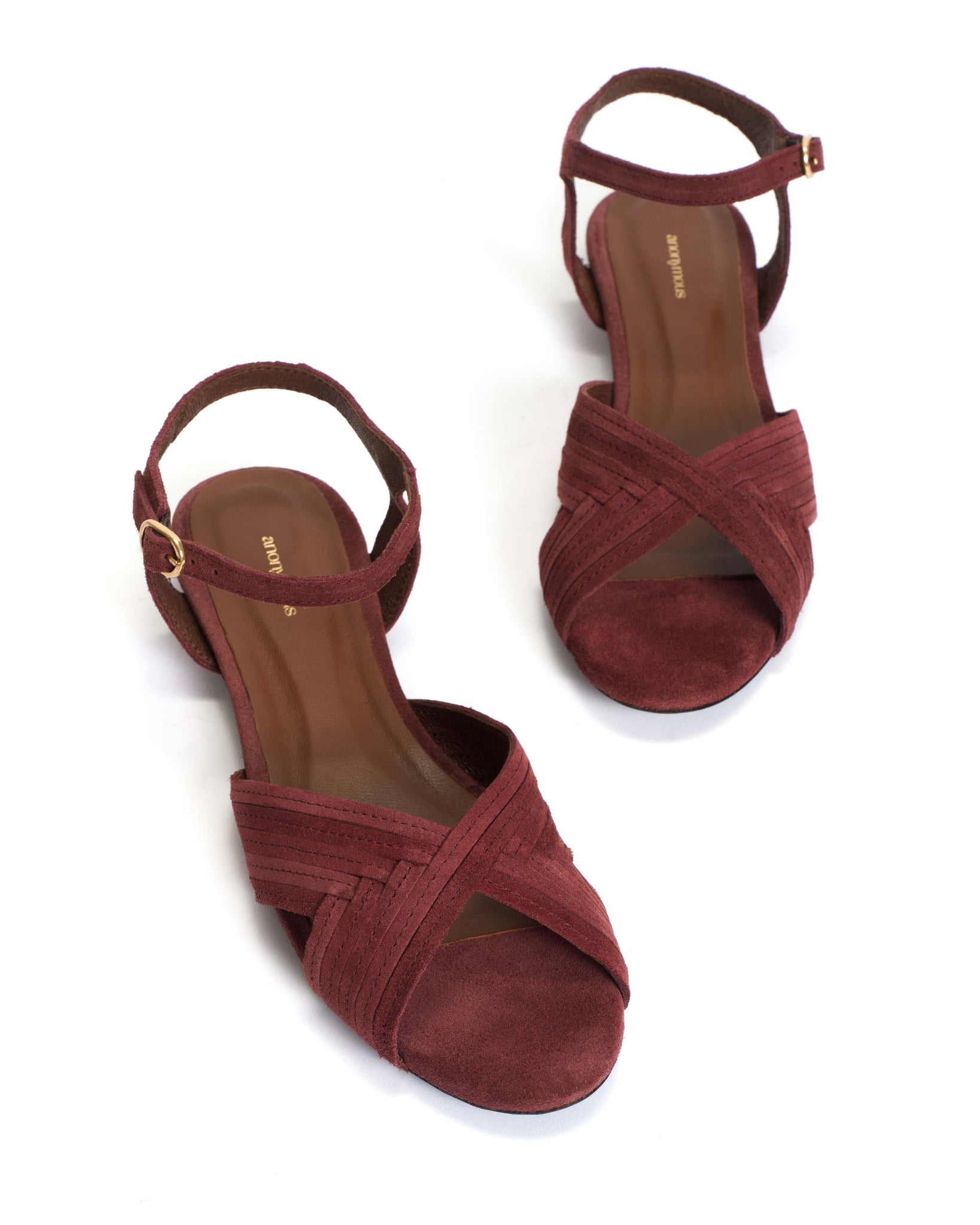Niabi 10 Calf suede Pomegranate - Anonymous Copenhagen