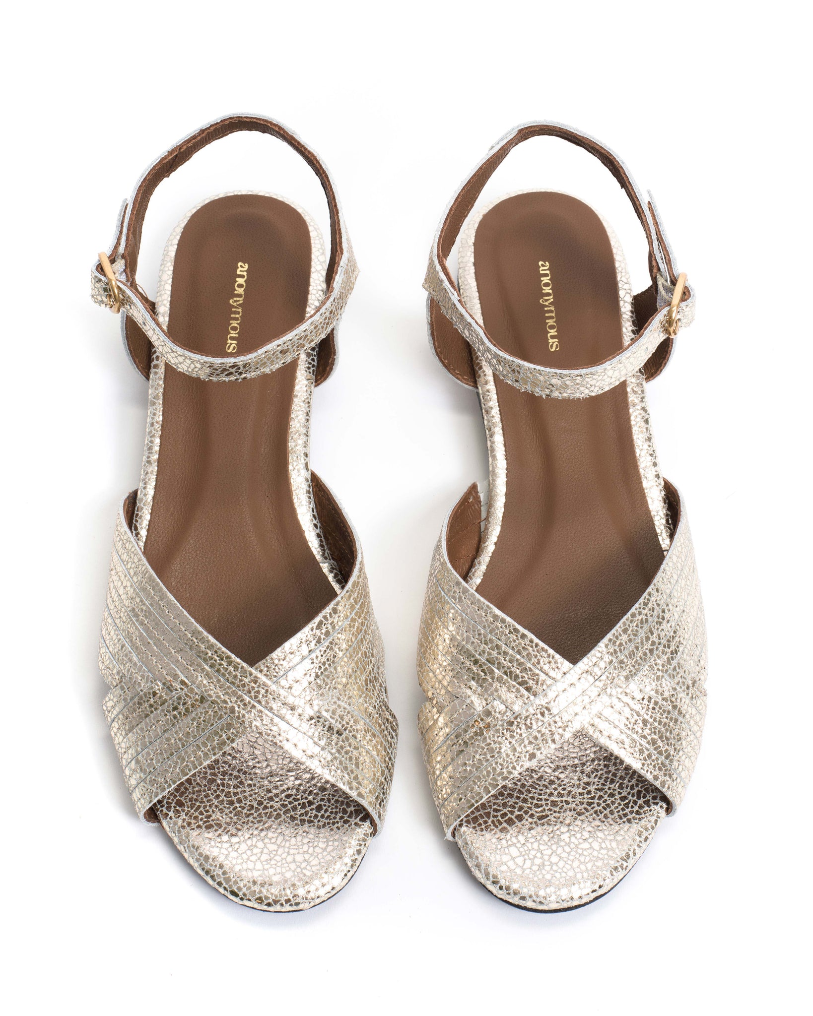 Niabi 10 Crackled metallic goat Champagne - Anonymous Copenhagen