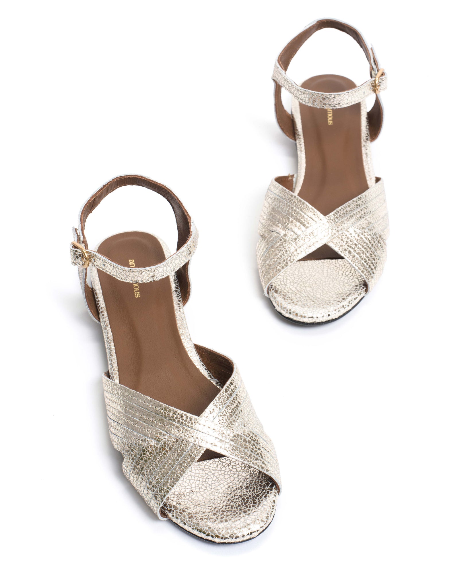 Niabi 10 Crackled metallic goat Champagne - Anonymous Copenhagen