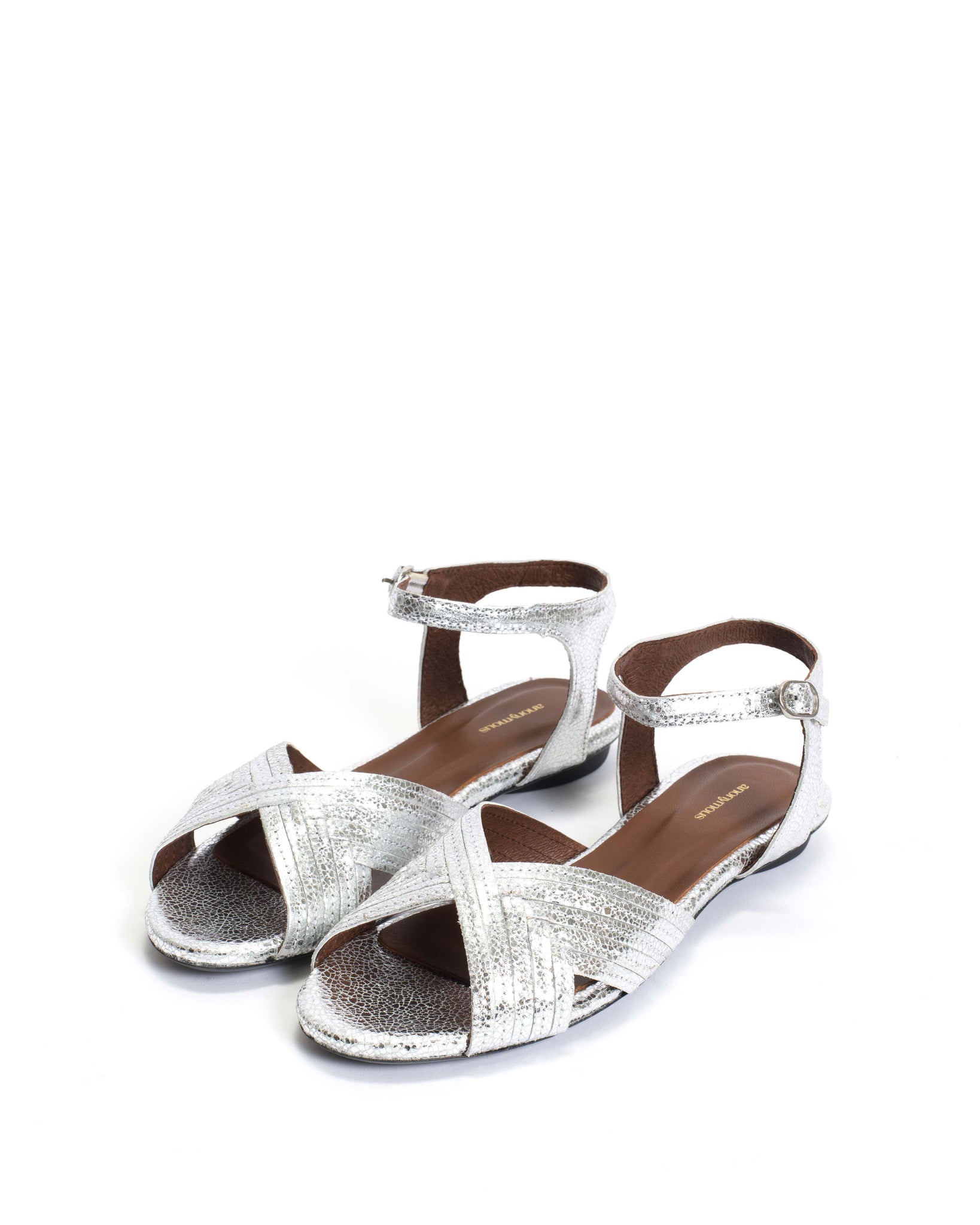 Niabi 10 Crackled metallic goat Silver - Anonymous Copenhagen