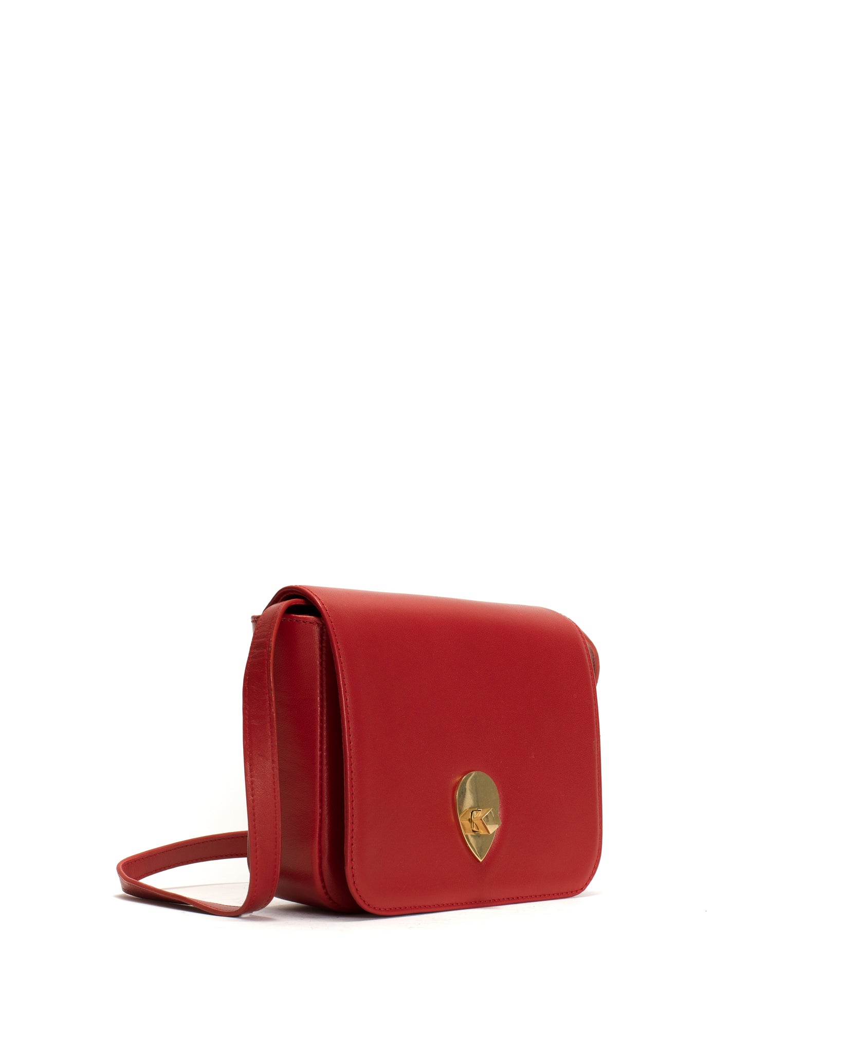 Nielle crossover bag Silky lamb Ruby red - Anonymous Copenhagen