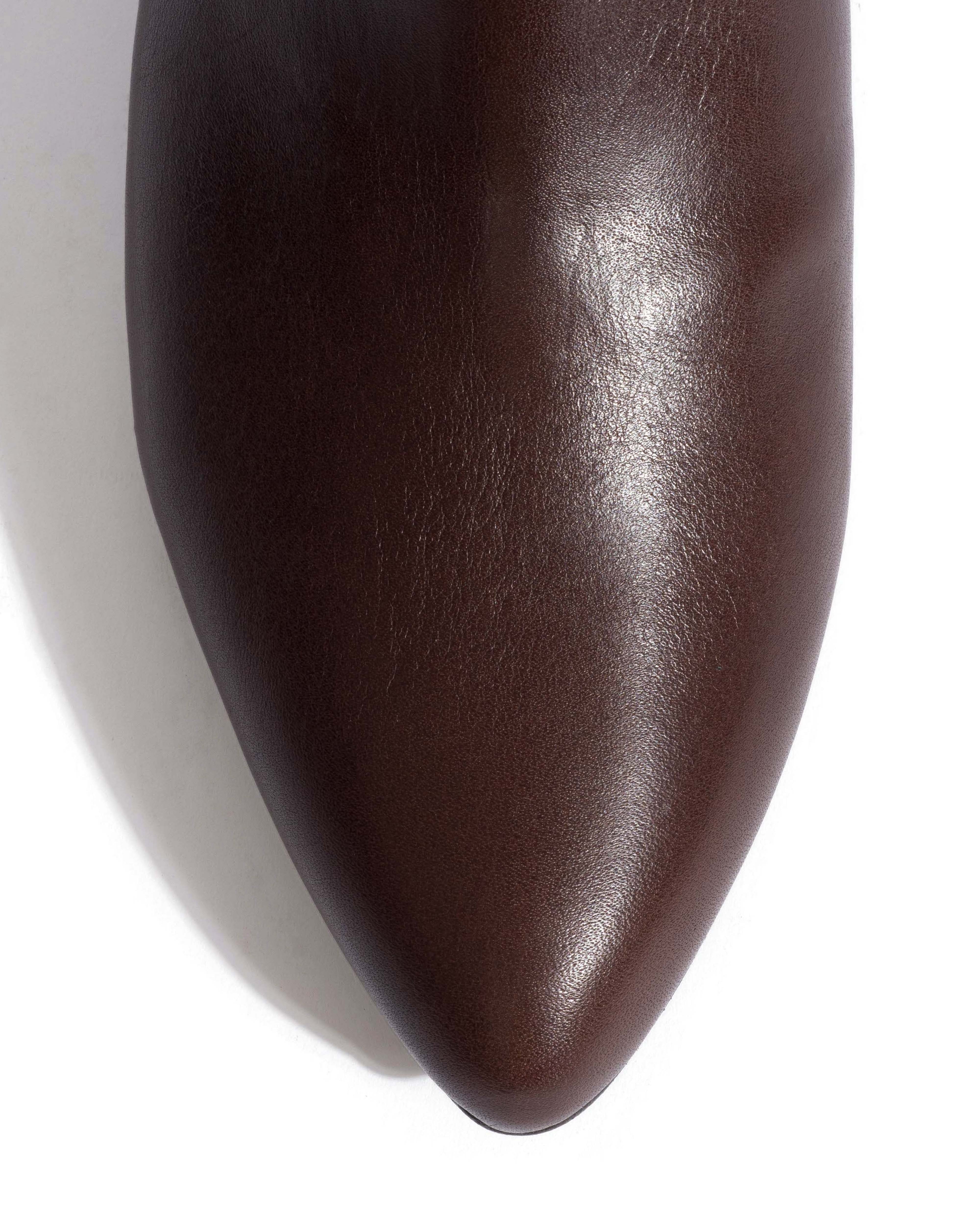 Morie 20 Vegetal soft calf Coffee brown