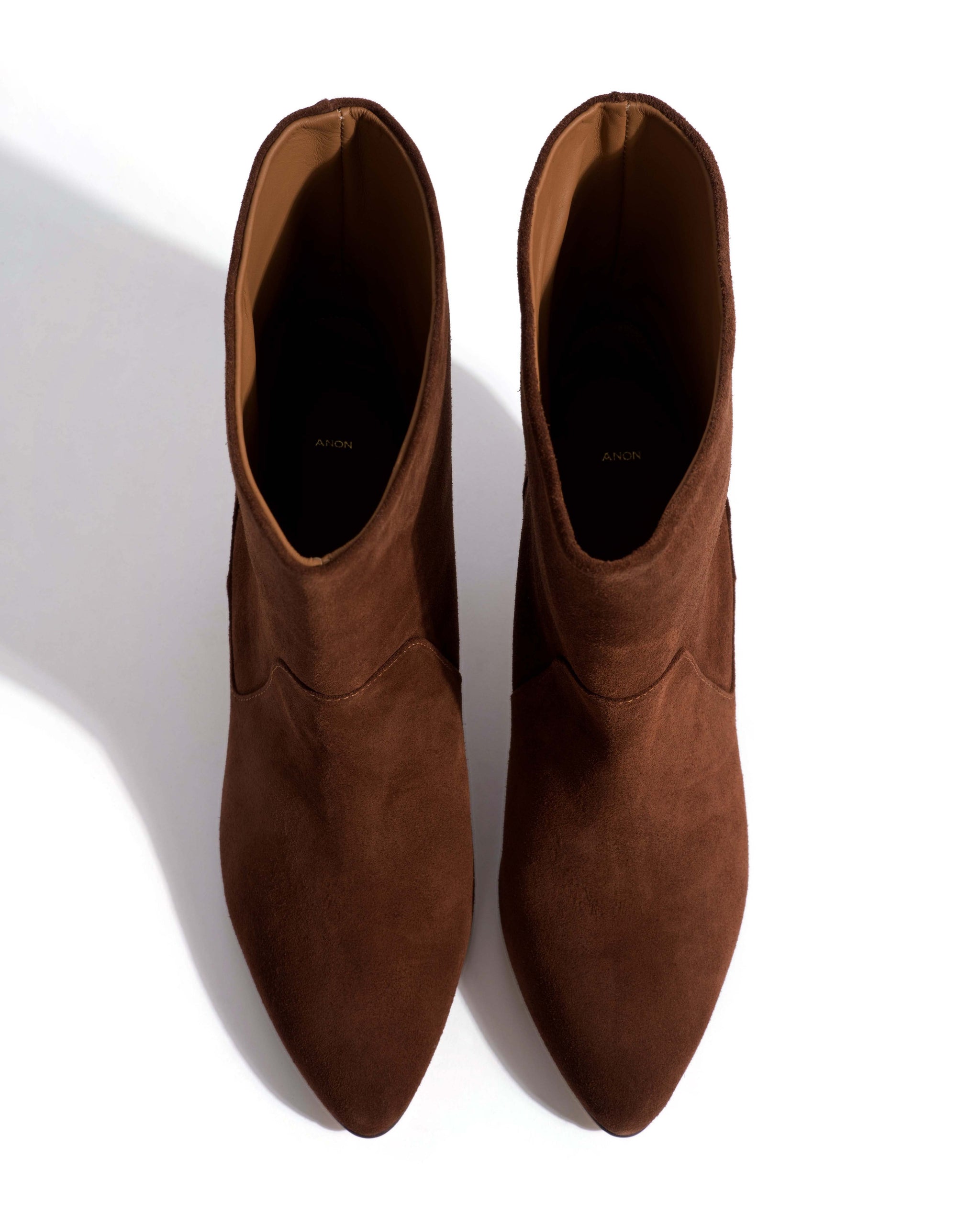 Vanni 50 stiletto Calf suede Chocolate