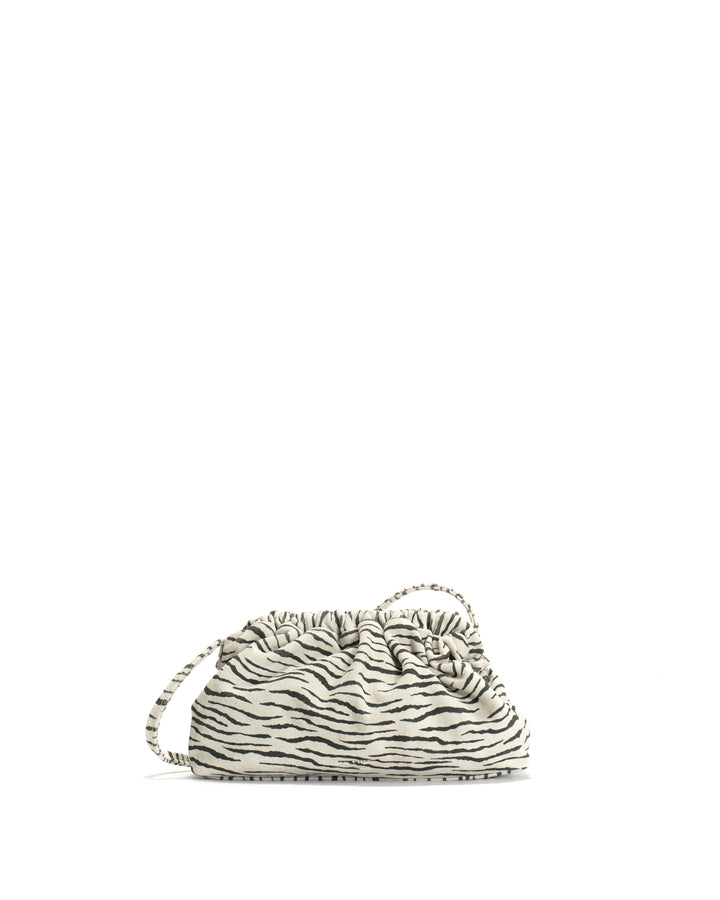 anonymous copenhagen Hally petite cloud bag Calf suede print Zebra