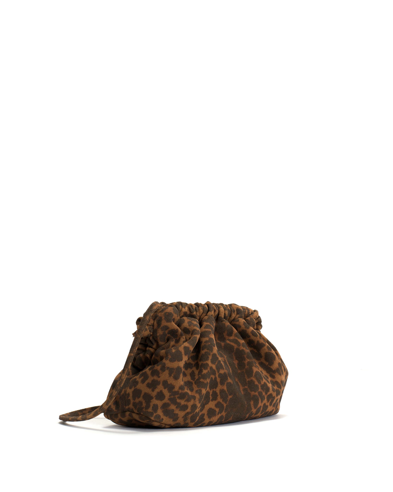 Hally petite cloud bag Calf suede print Leopard - Anonymous Copenhagen