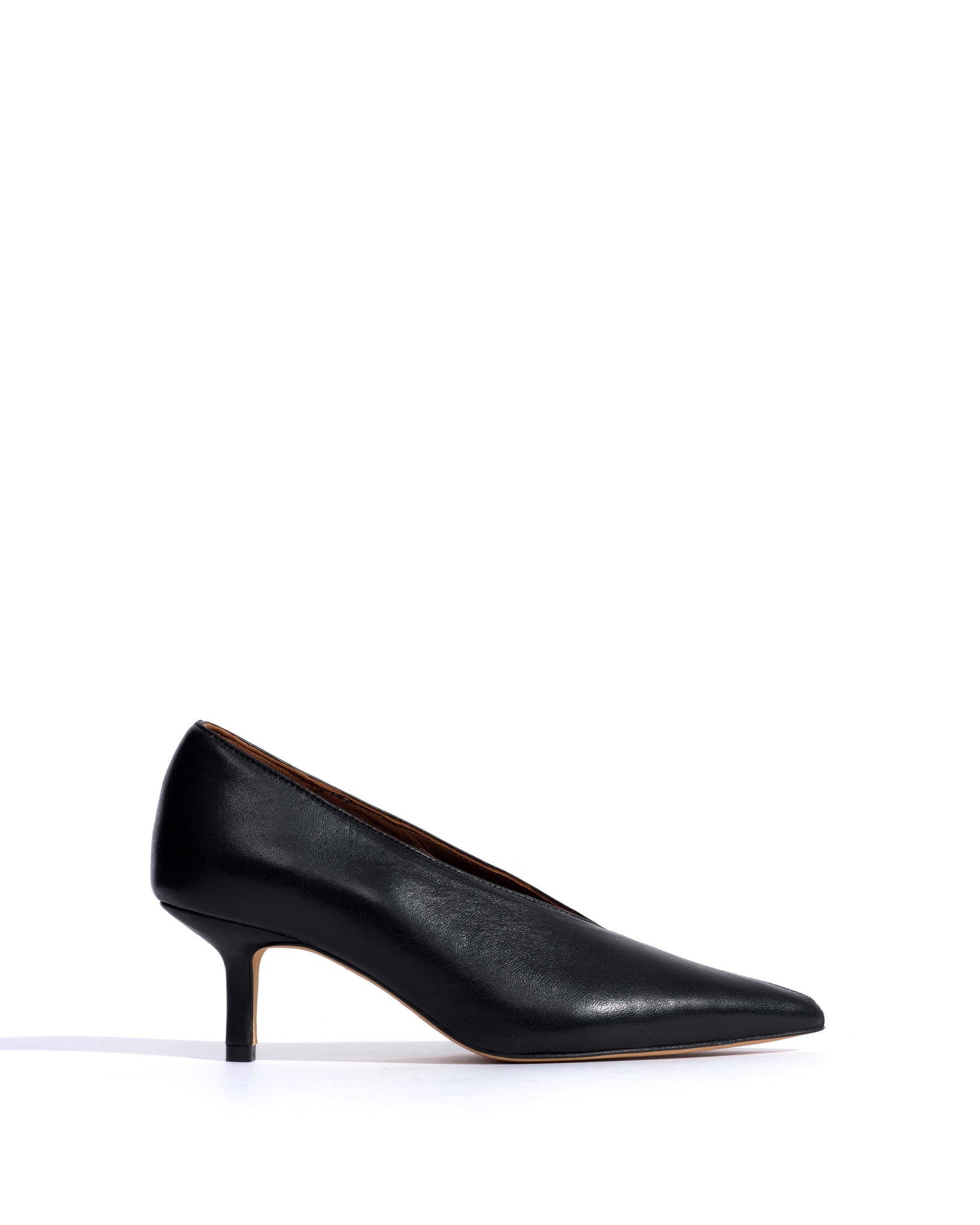 Phia 55 pin Shiny lamb Black - Anonymous Copenhagen Heels