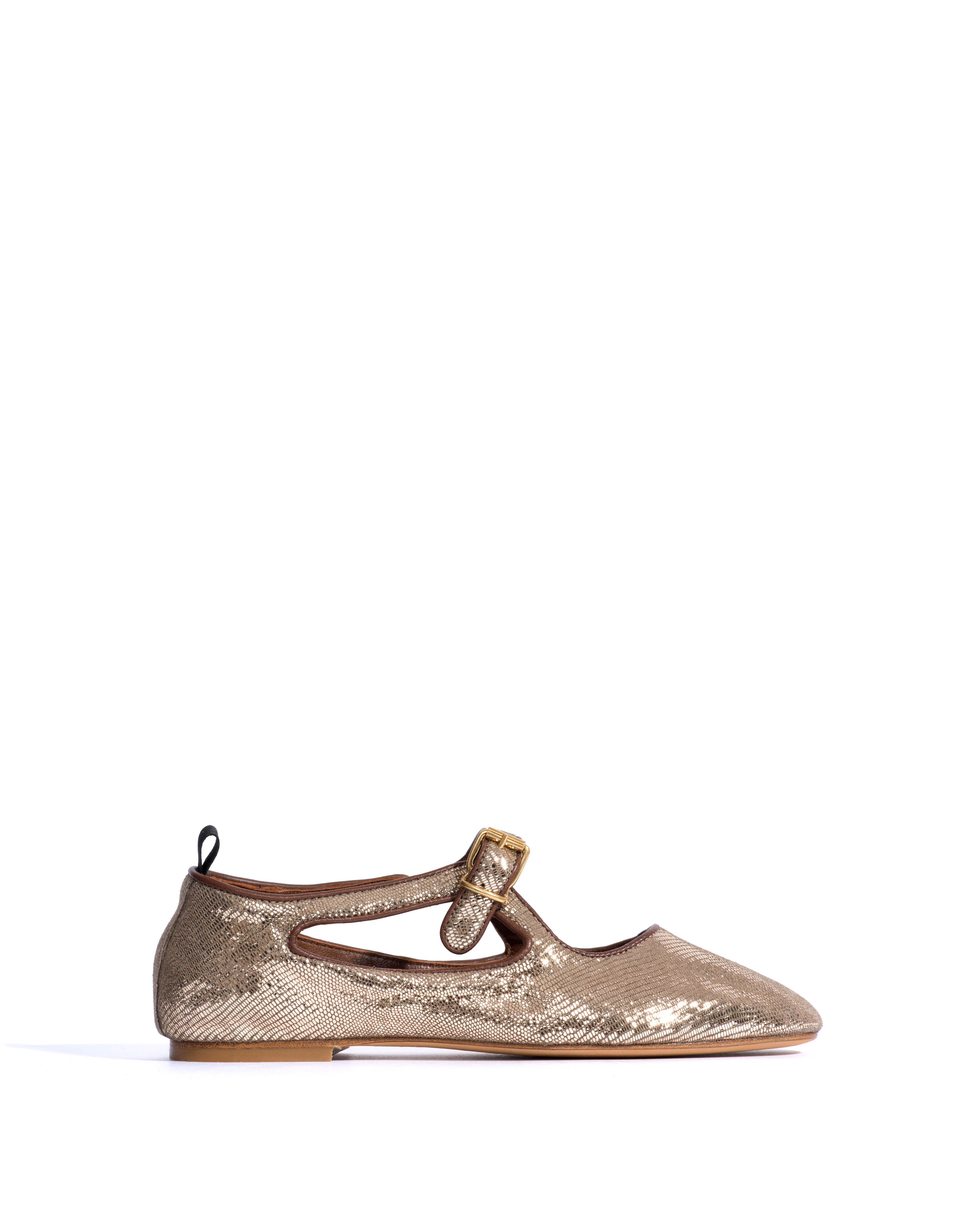 Praise Lizard metallic goat Vintage champagne
