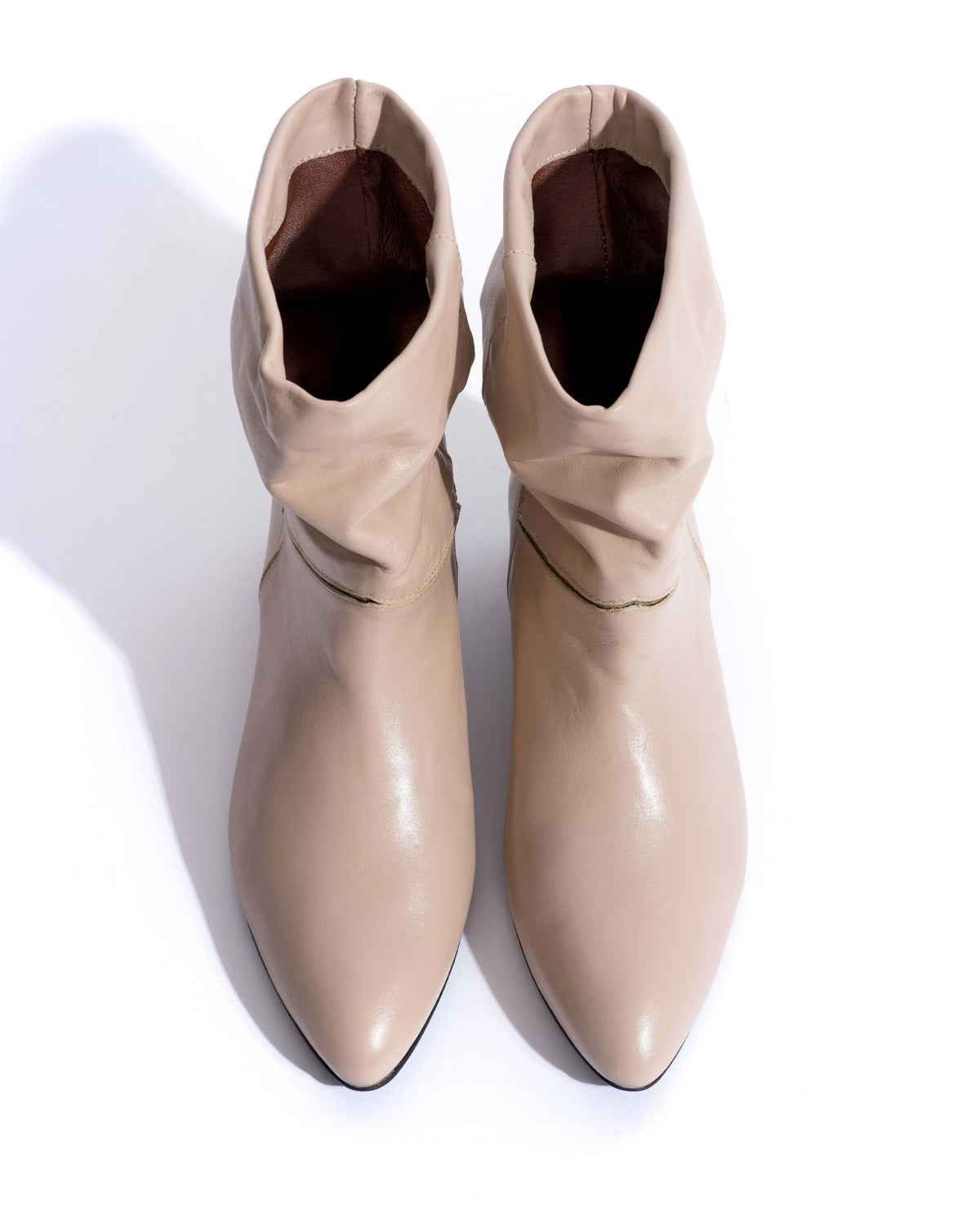 Jassi 20 Soft calf & suede leather Biskit beige & mushroom