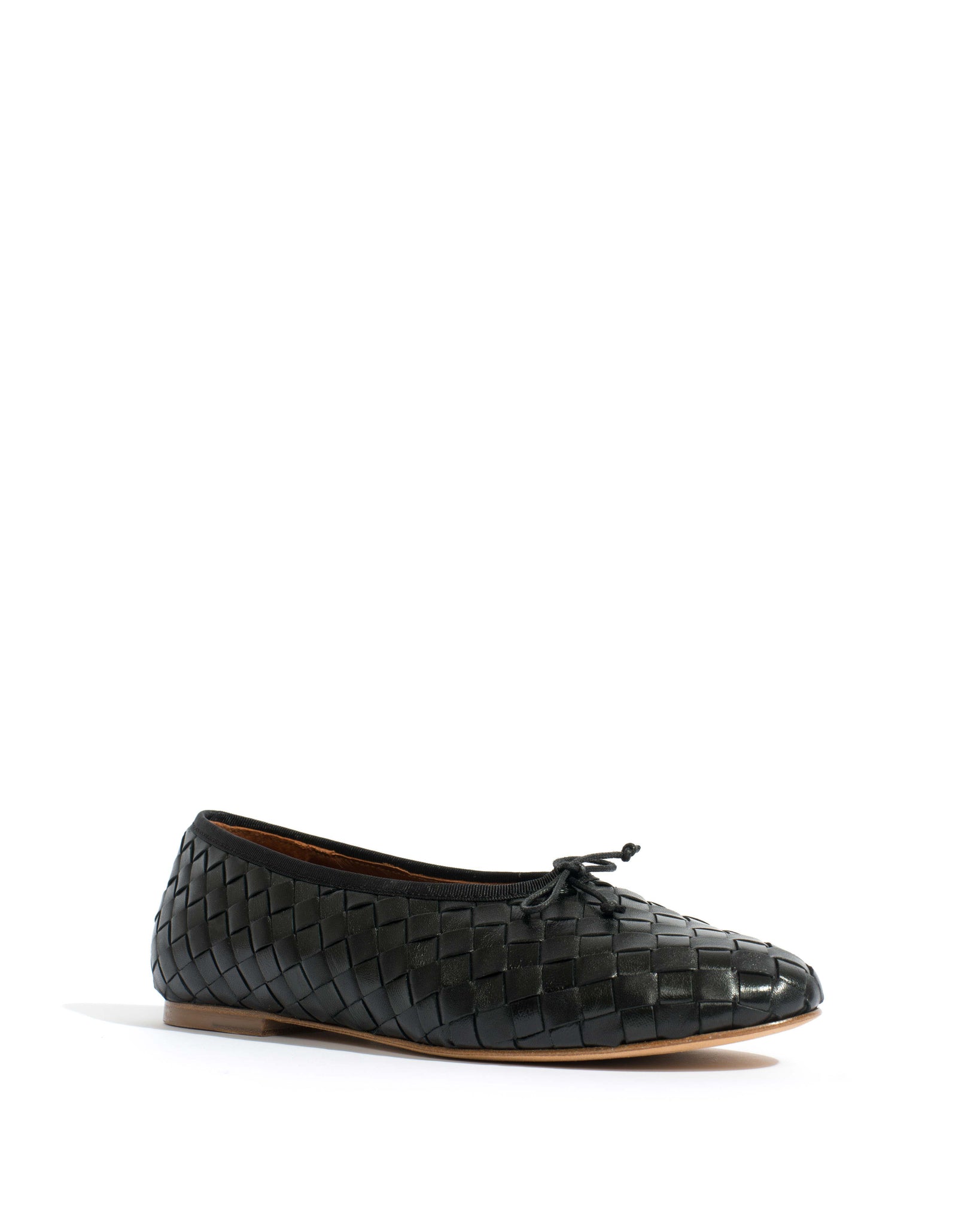 Sacha interlace Shiny lamb Black