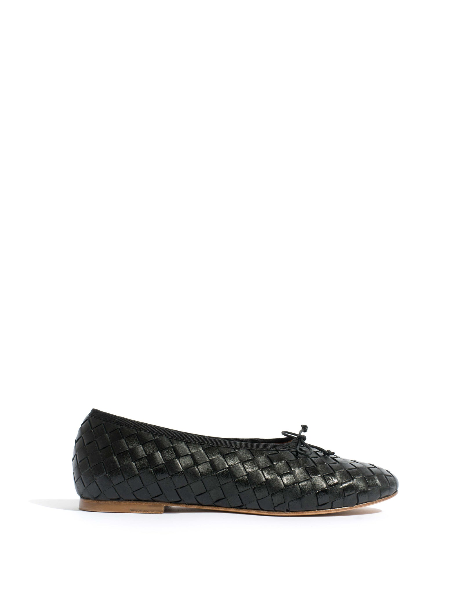 Sacha interlace Shiny lamb Black