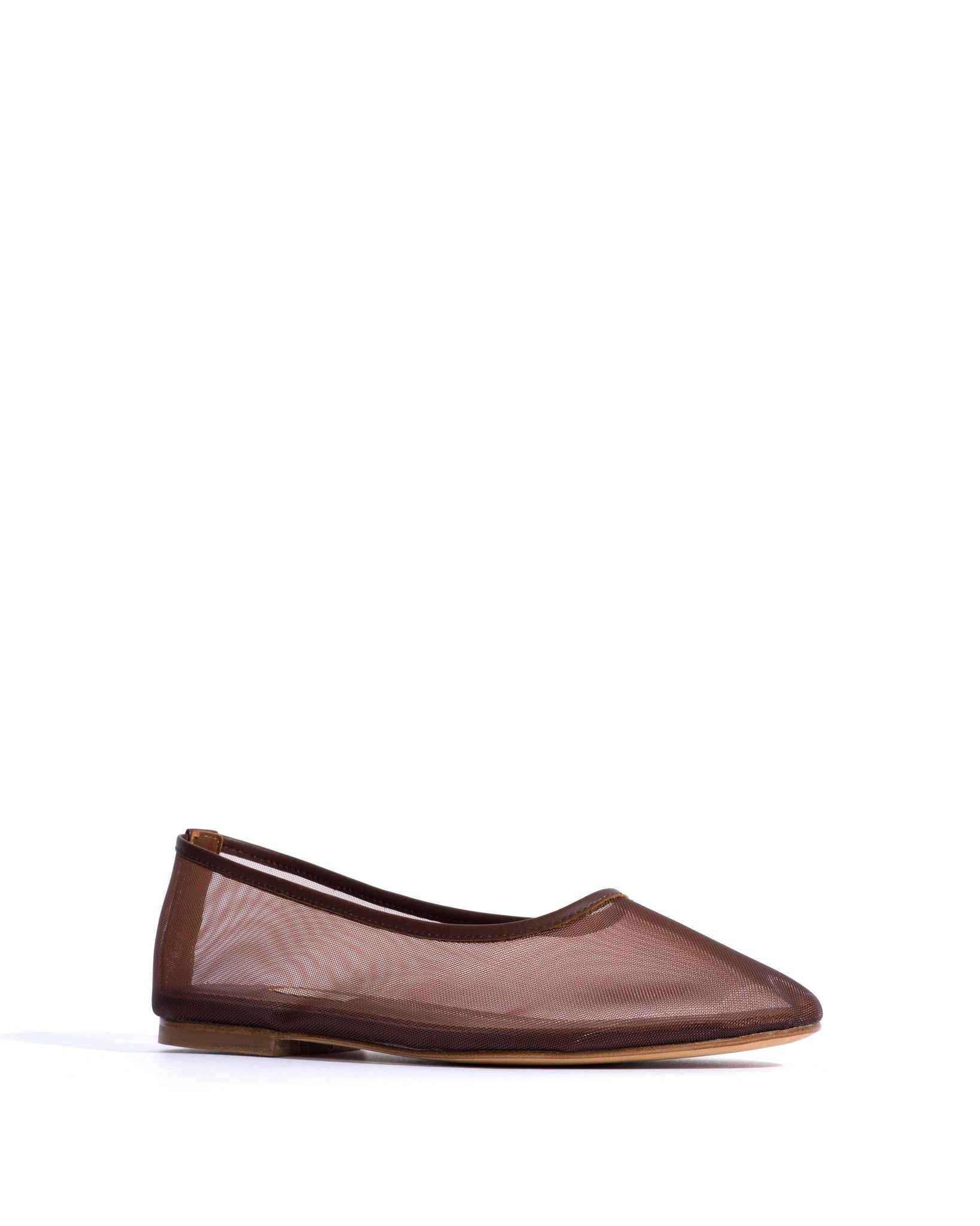 Sacha mesh Shiny lamb & mesh Chocolate