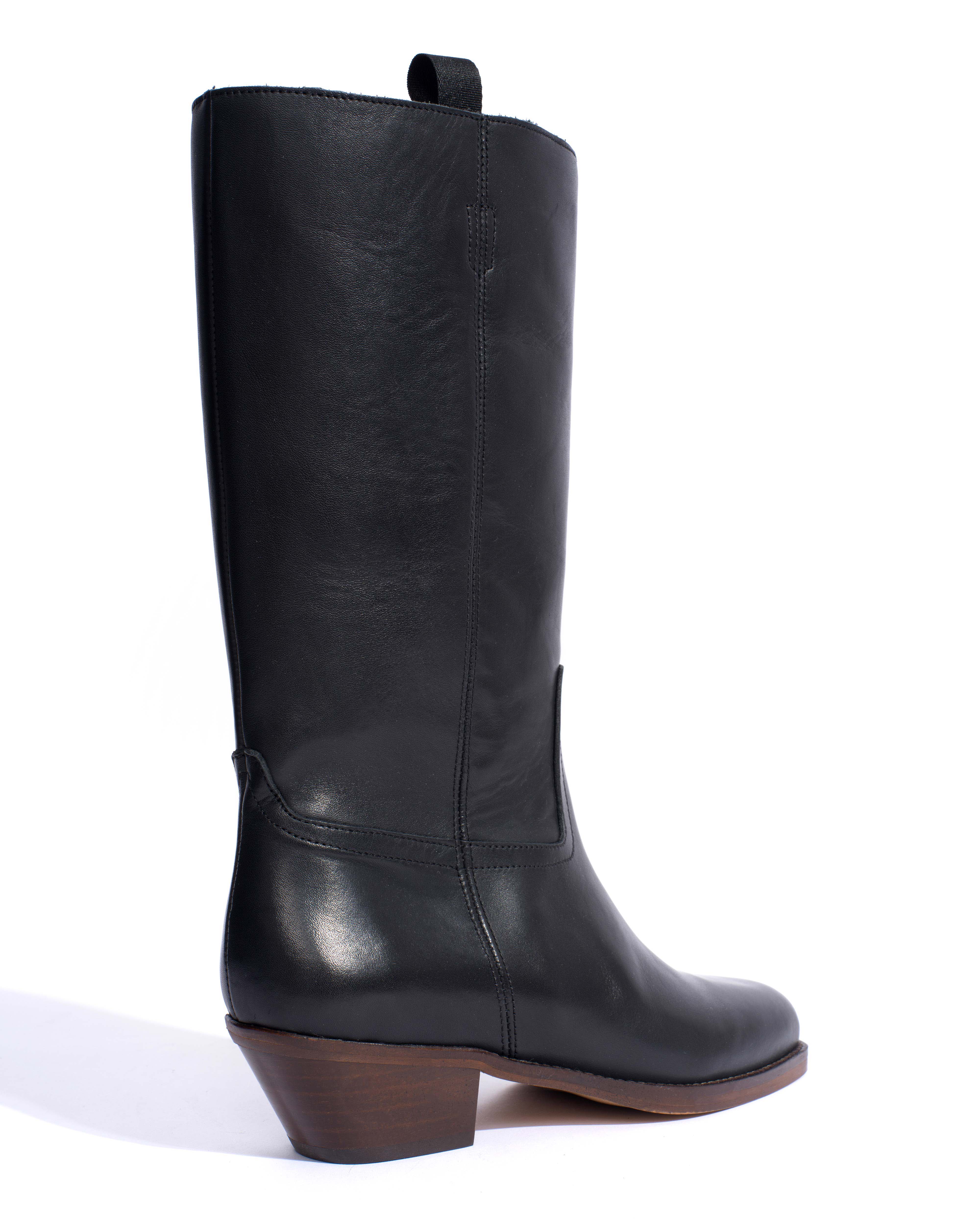 Tarisha Soft calf Black