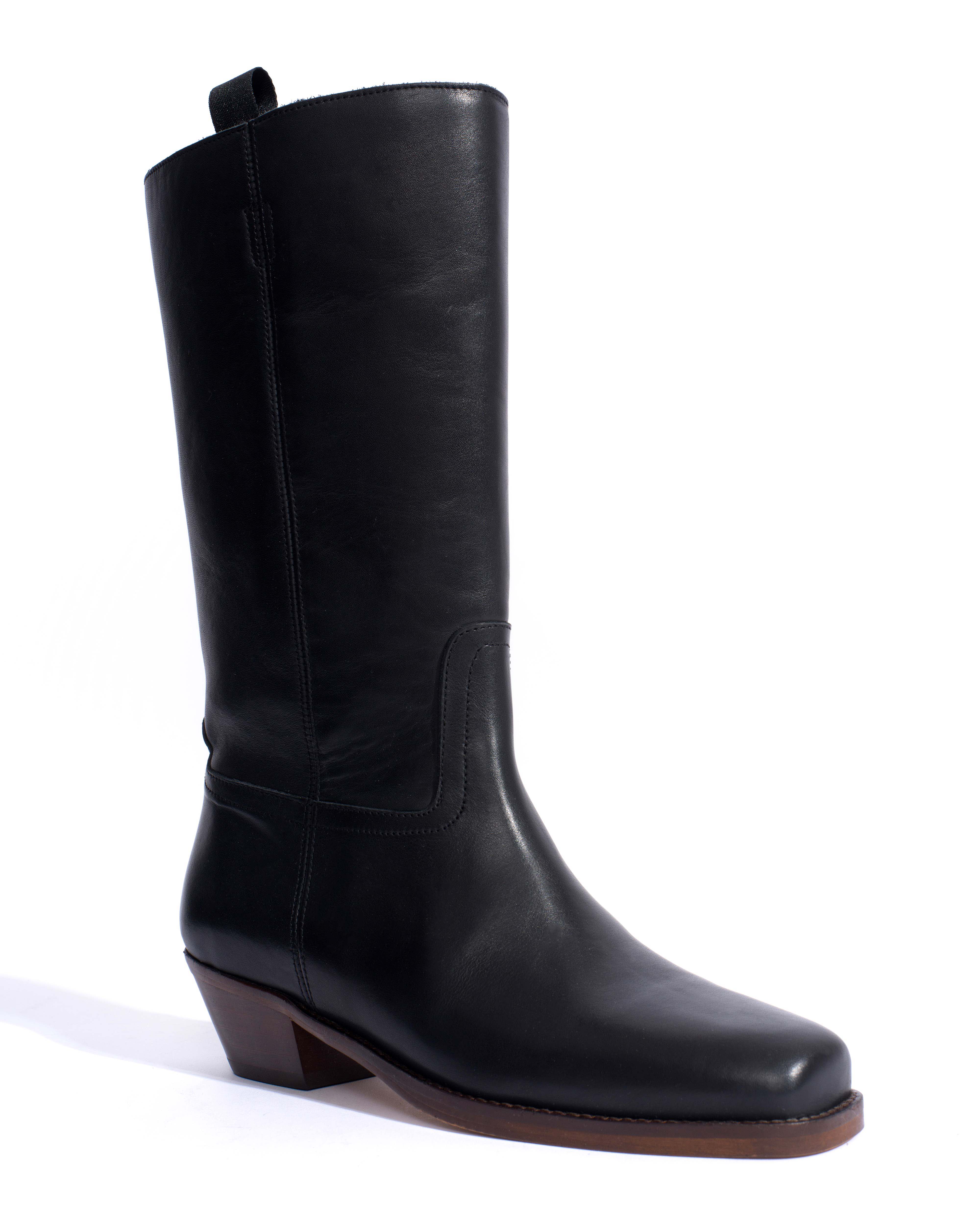Tarisha Soft calf Black