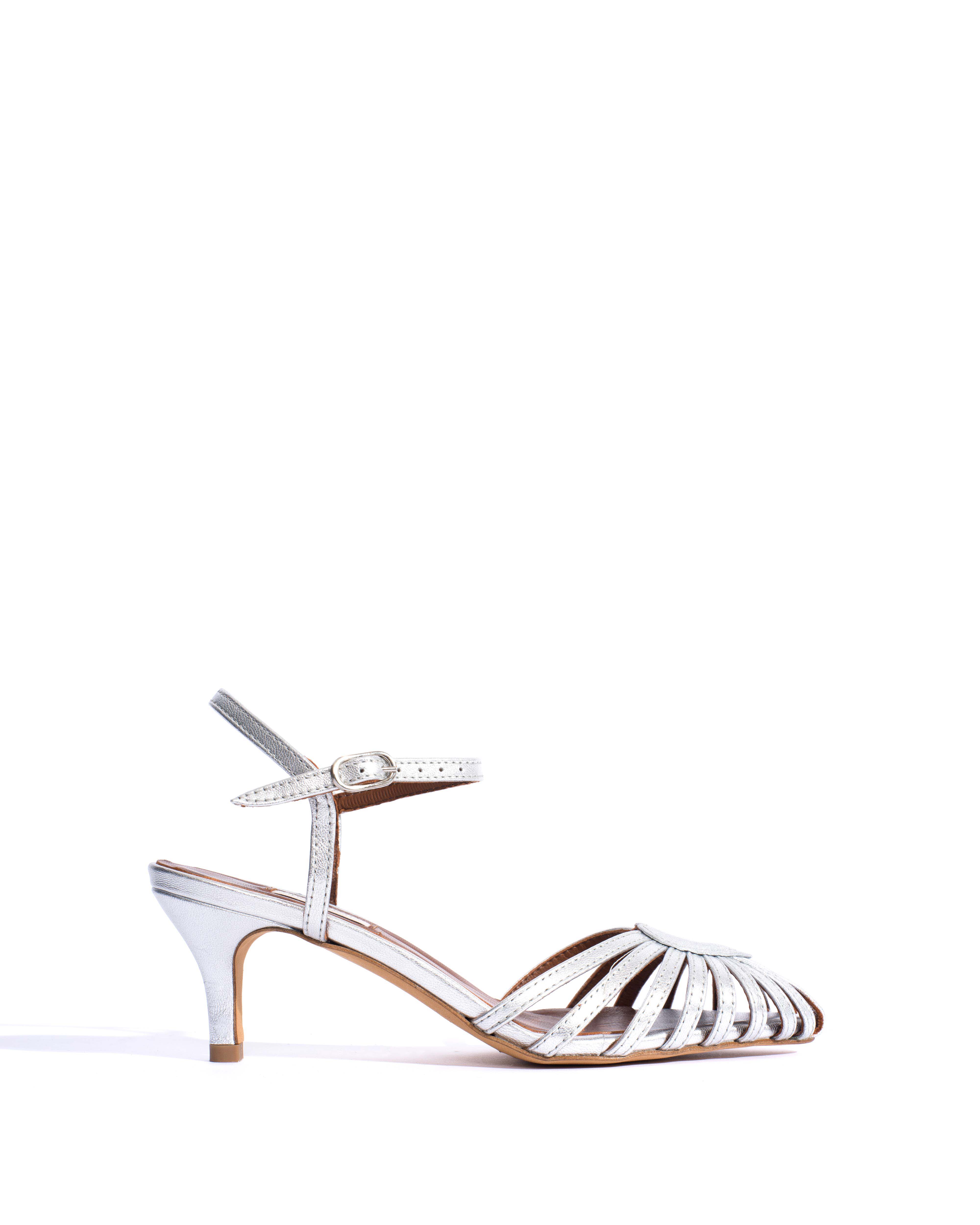 Keesha 55 Metallic goat Silver