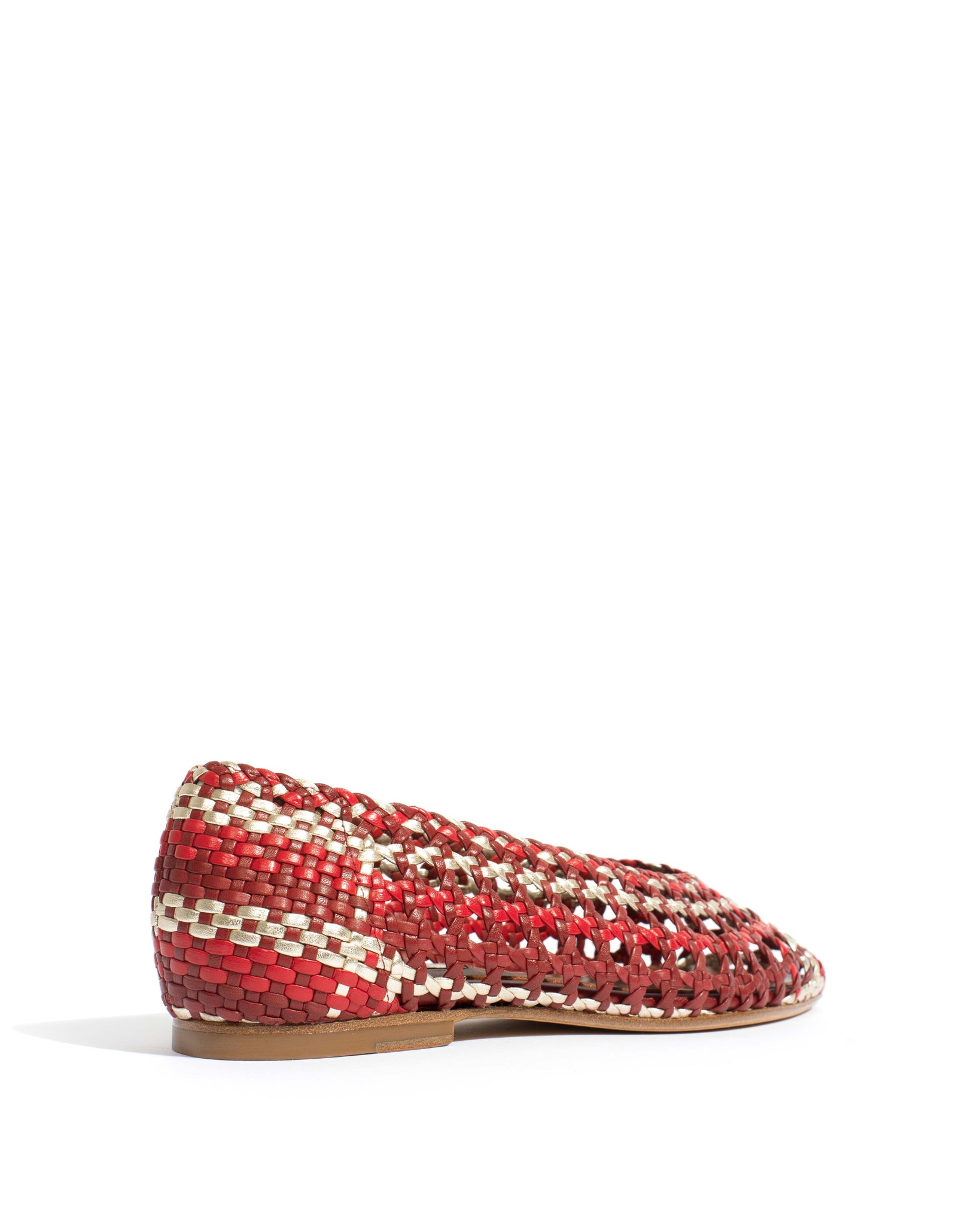 Sessi 10 Hand-braided leather Pomegranate mix