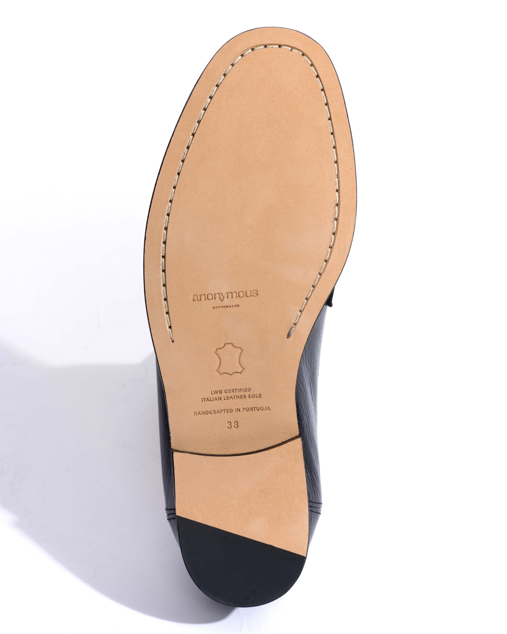Jesha Crinkled soft calf Black - Anonymous Copenhagen Flat-loafers & ballerinas & pumps