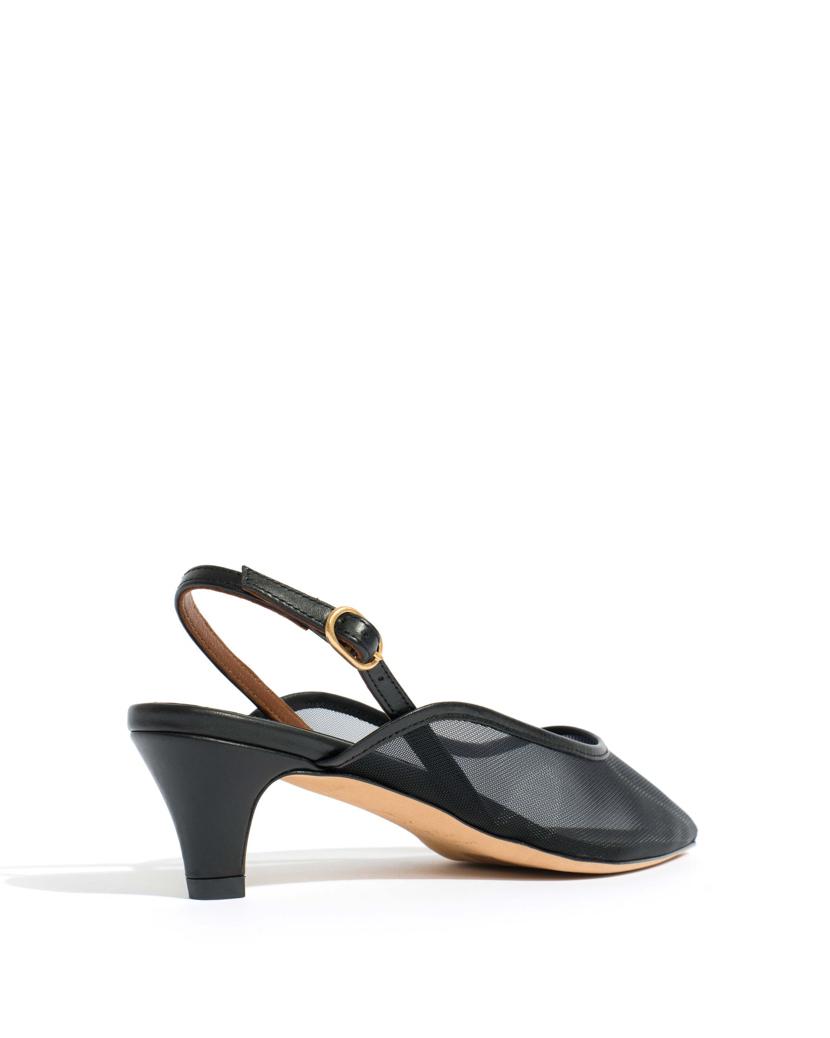 Fanny 40 stiletto mosquito Shiny lamb & mosquito Black