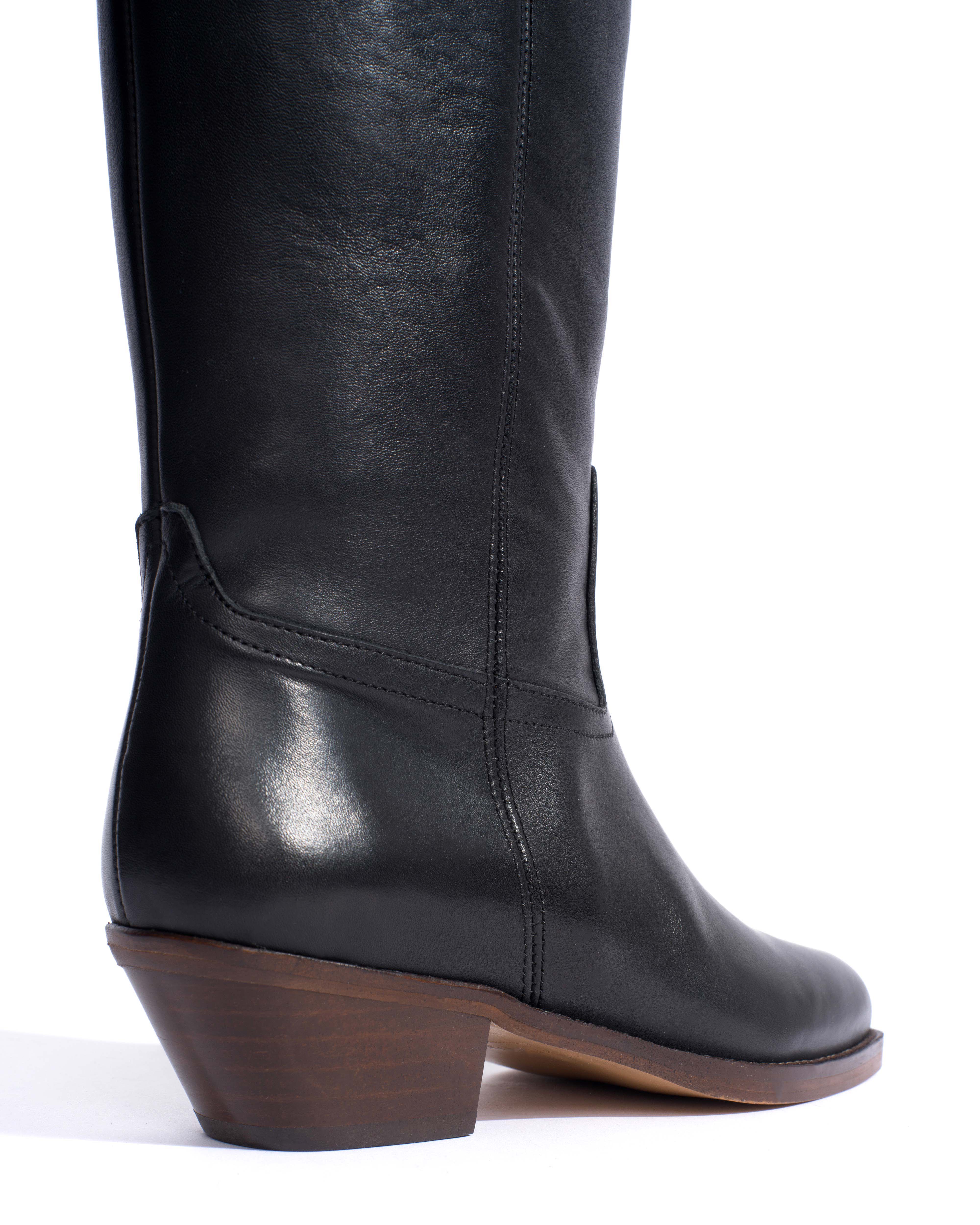 Tarisha Soft calf Black