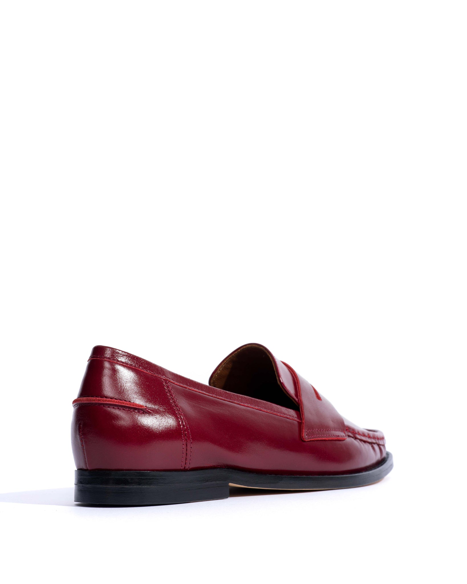 Jesha Crinkled soft calf Pomegranate - Anonymous Copenhagen Flat-loafers & ballerinas & pumps