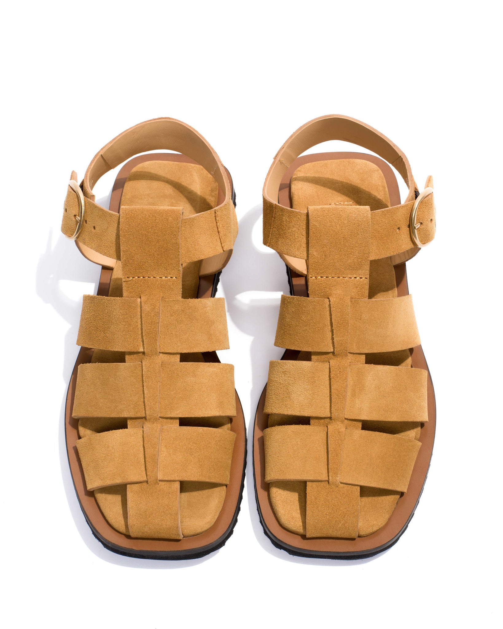 Hampell Calf suede Bamboo brown - Anonymous Copenhagen