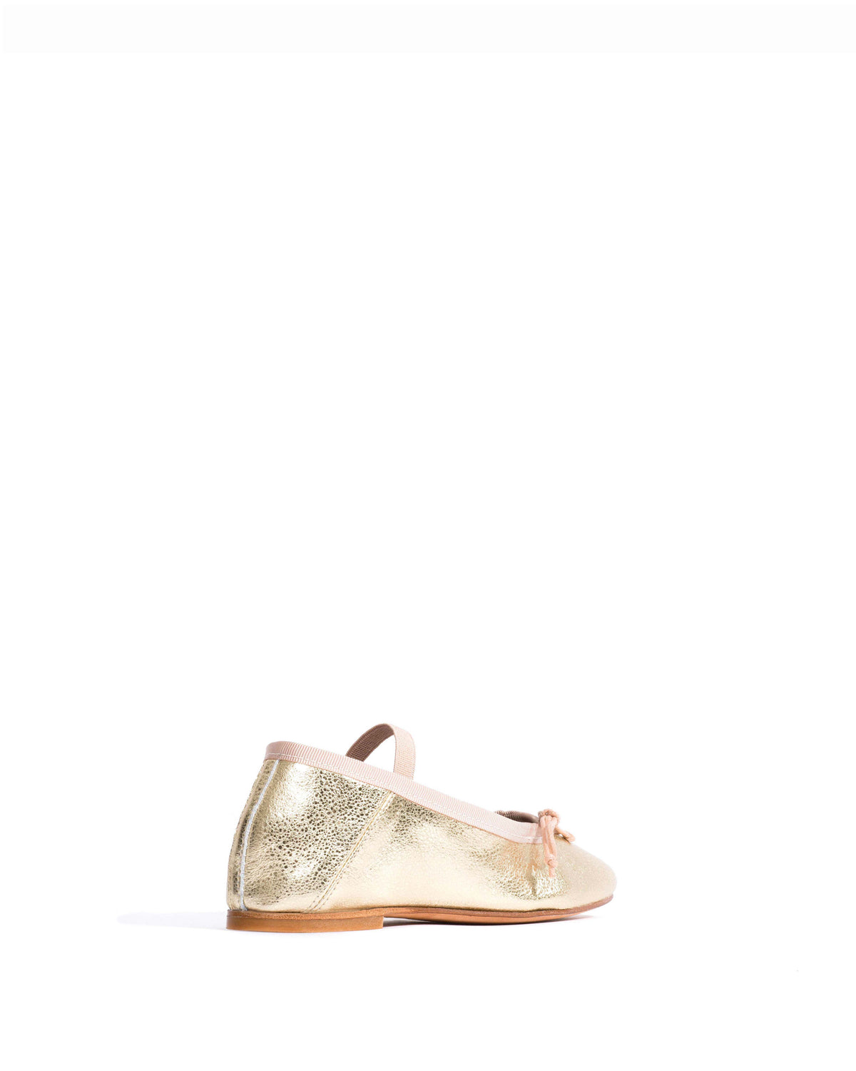 Rhina junior Grained metallic lamb Champagne