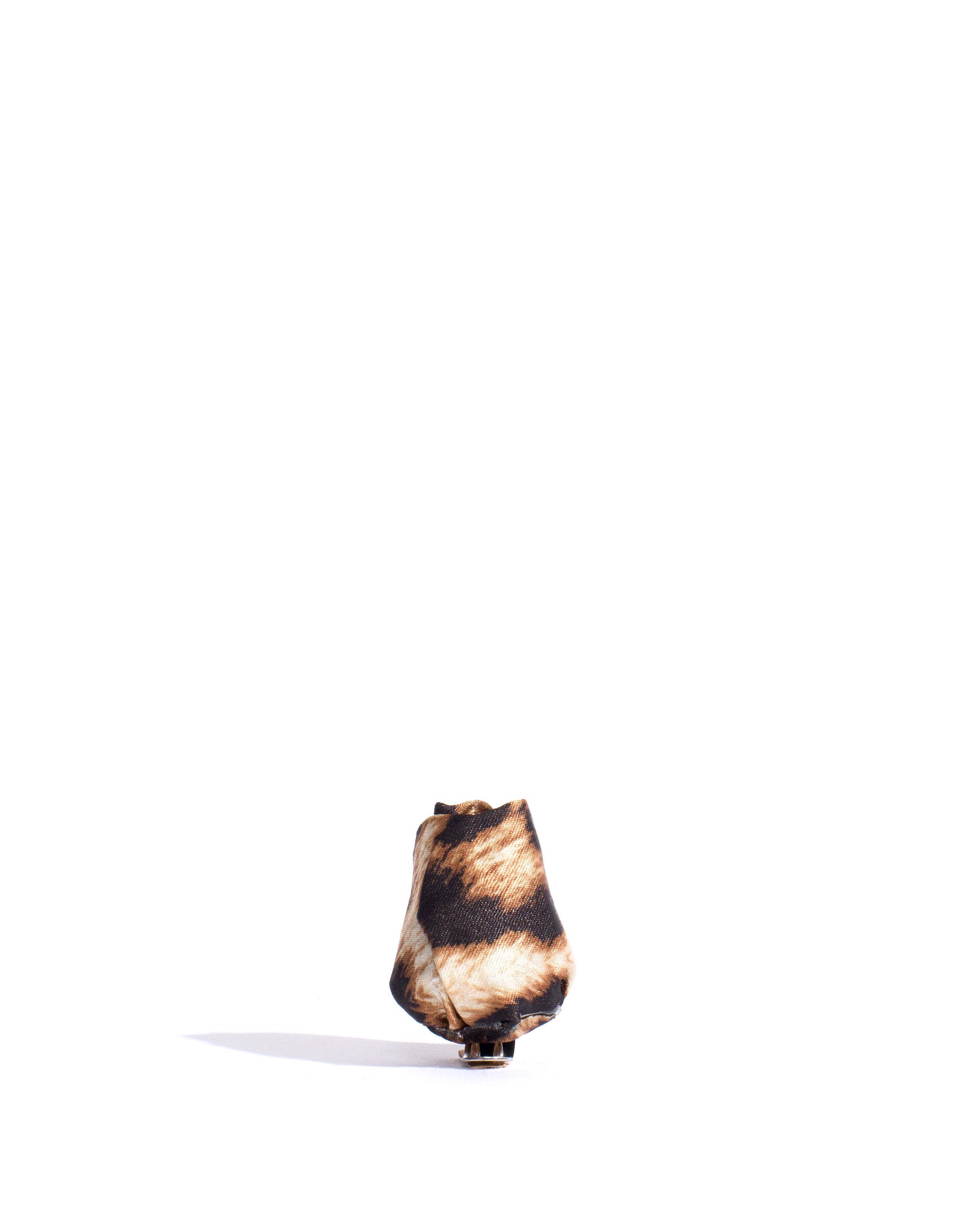 Tulip shoe clip Satin print Leopard
