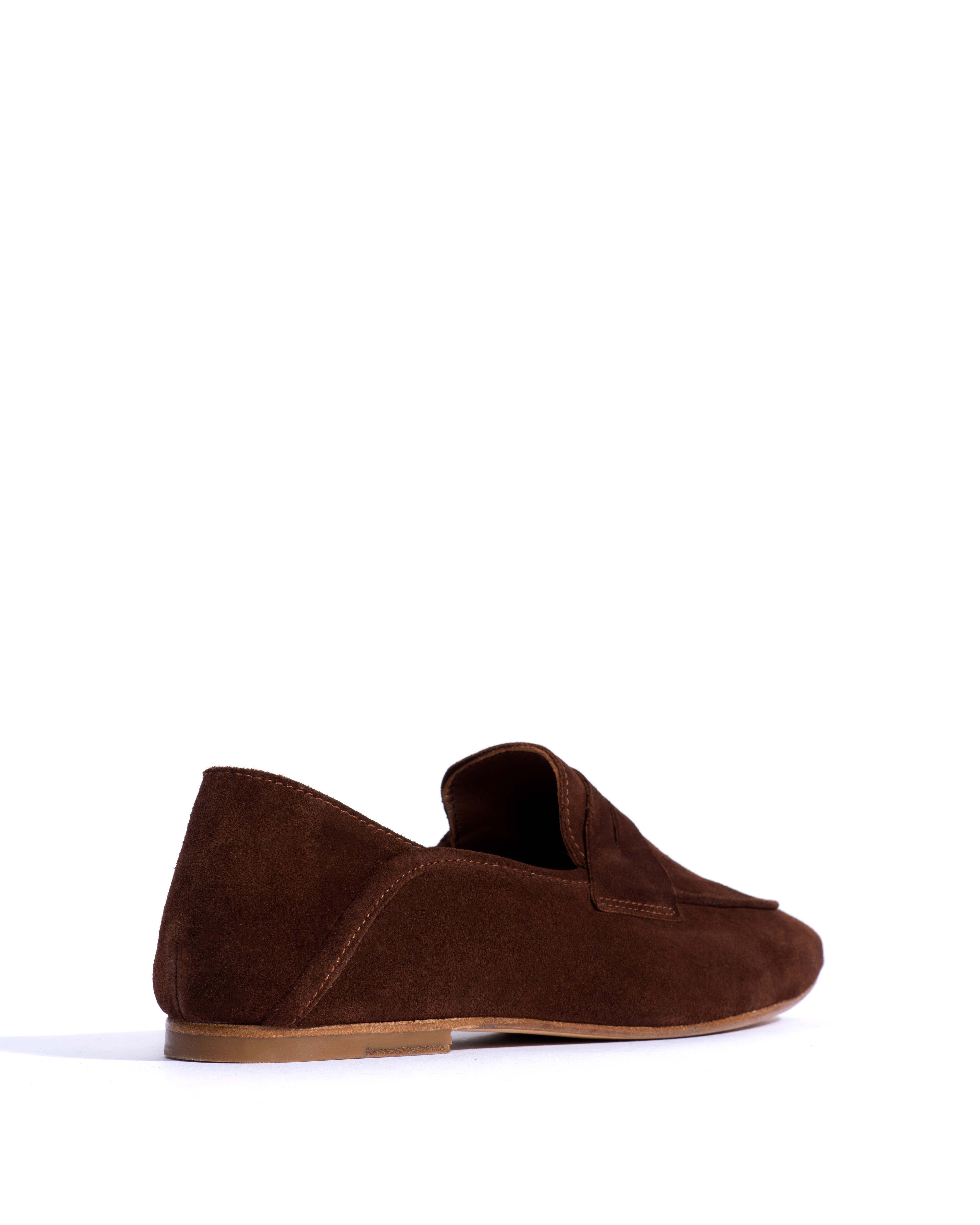 Lindsay Calf suede Chocolate