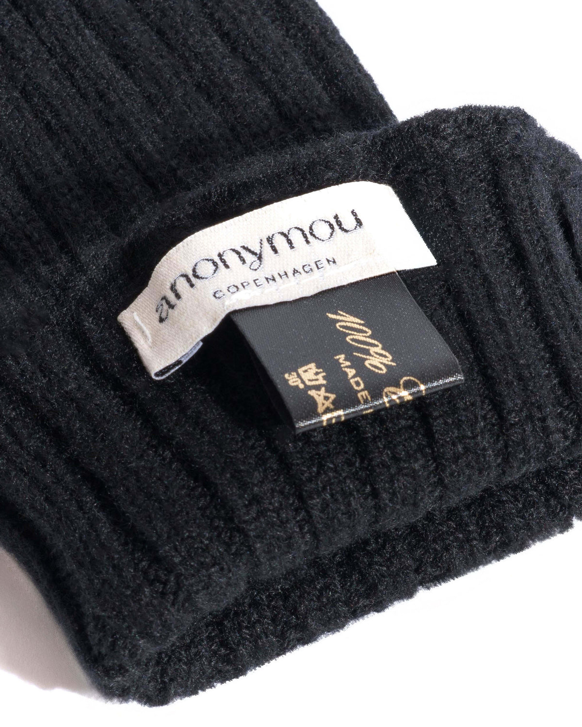 Bianca cashmere gloves 100% cashmere Black