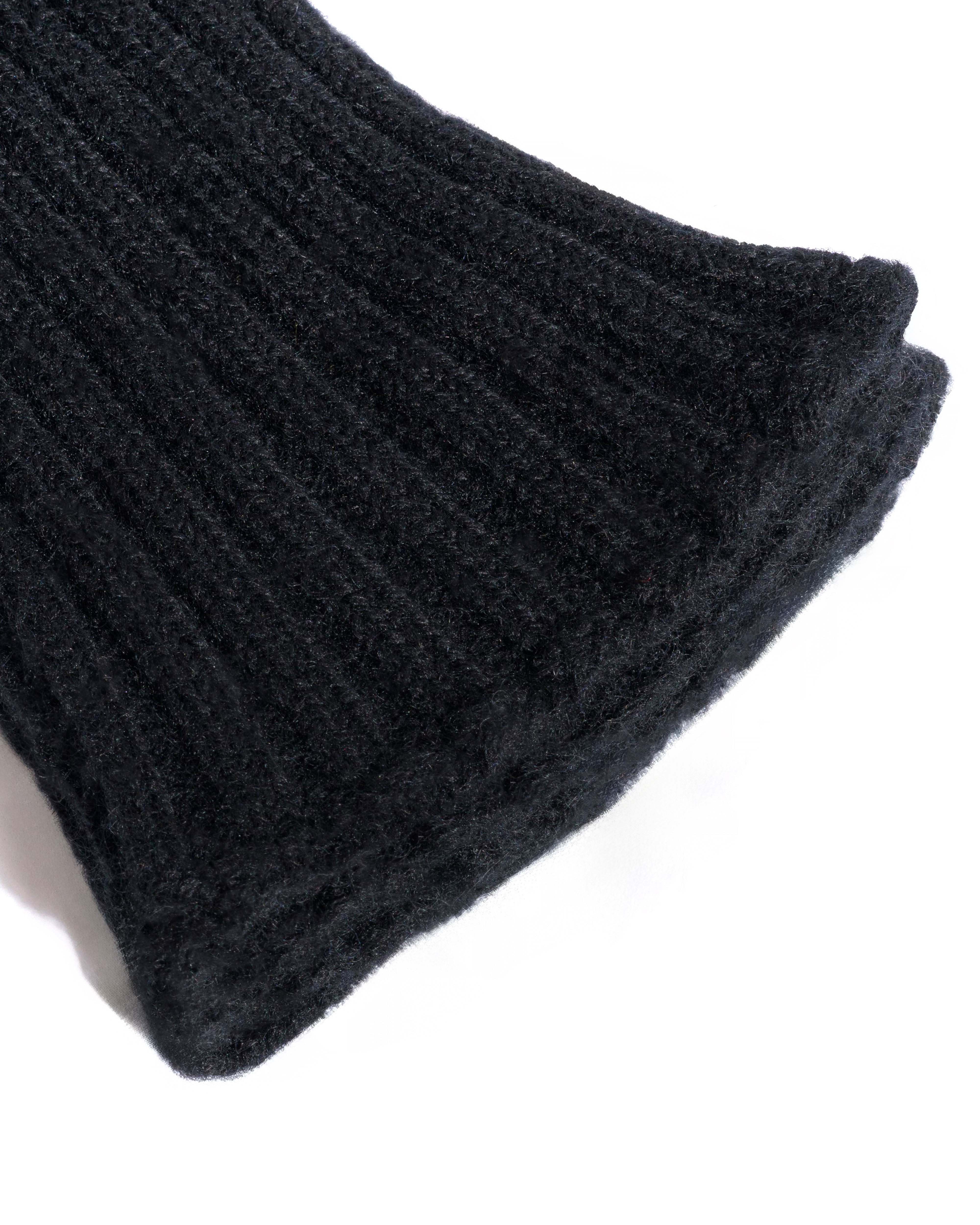 Bianca cashmere gloves 100% cashmere Black