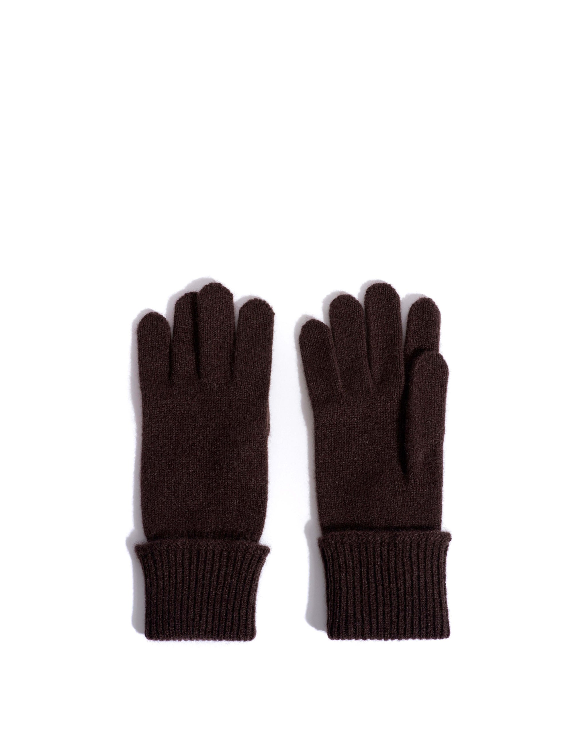 Bianca cashmere gloves 100% cashmere Coffee brown
