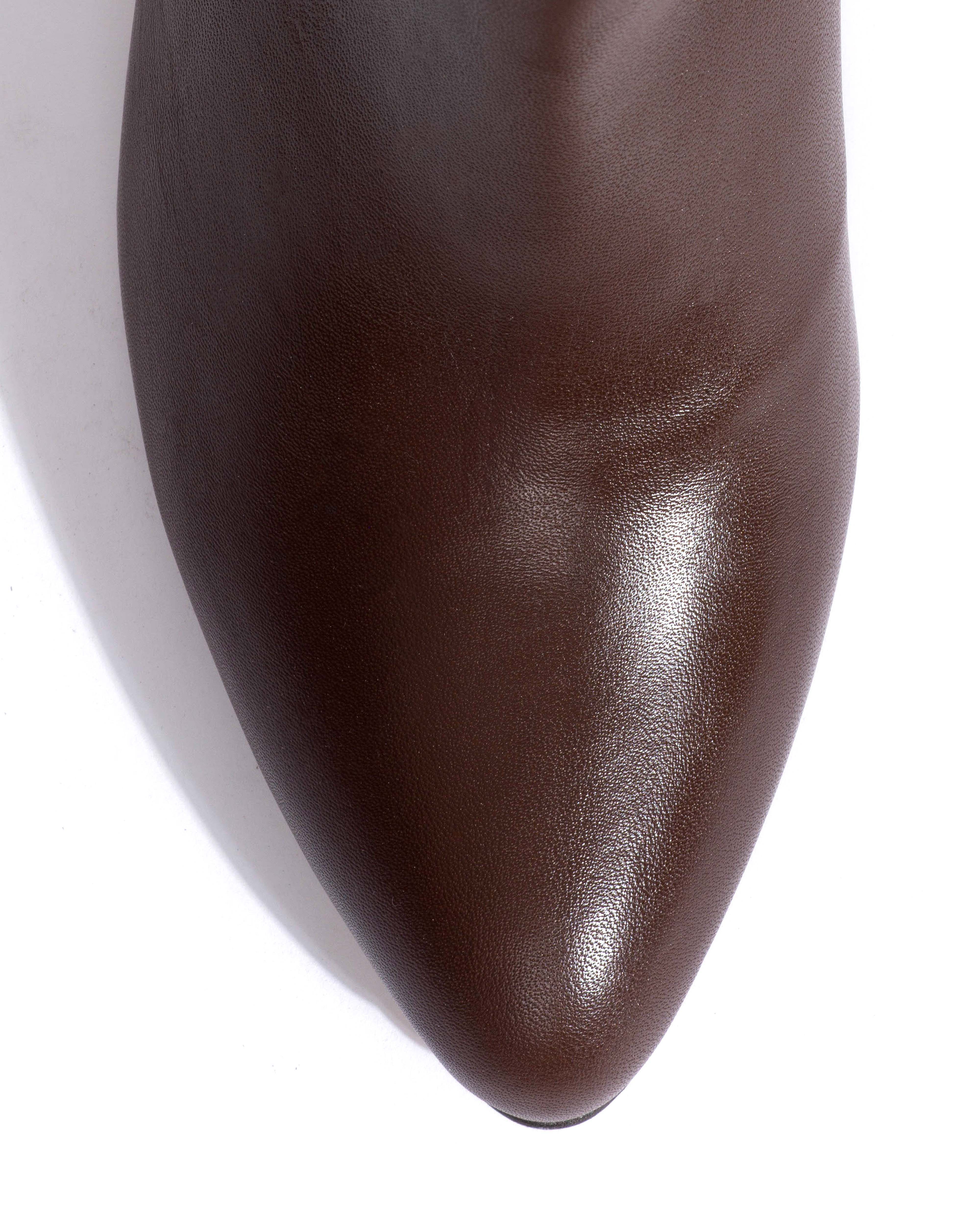 Hilly 50 stiletto Soft calf Chocolate