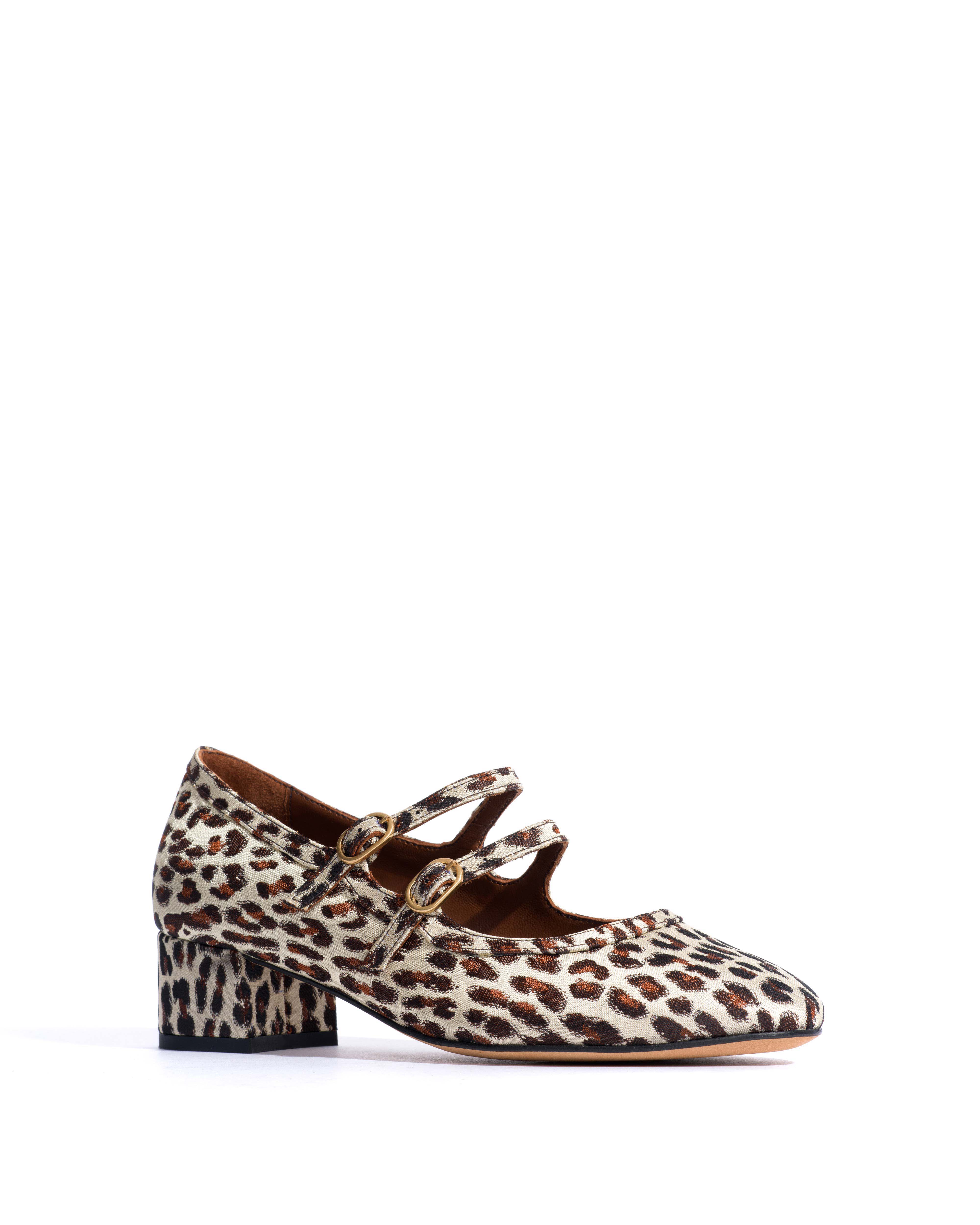 Balie 40 Vintage satin print Leopard