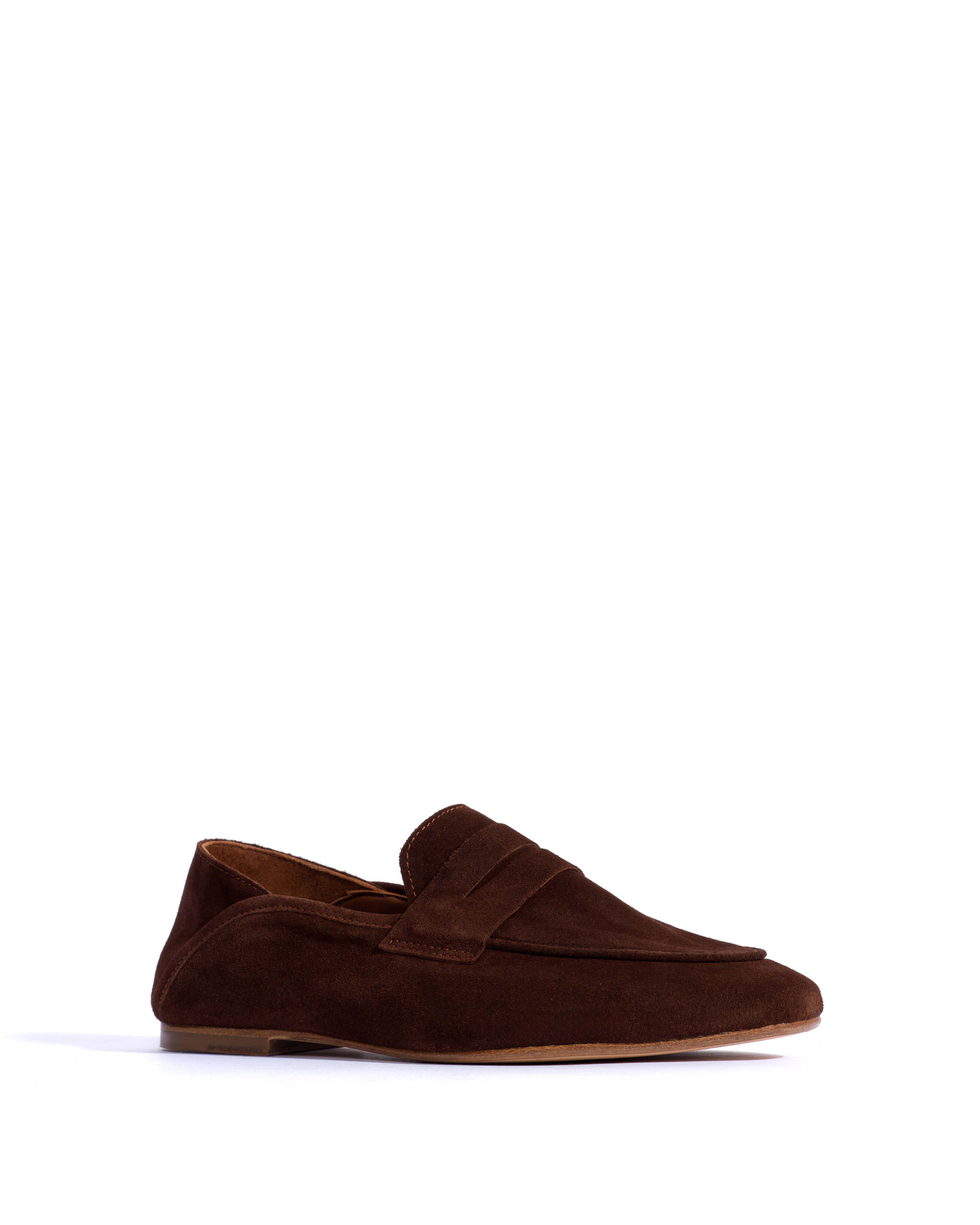 Lindsay Calf suede Chocolate