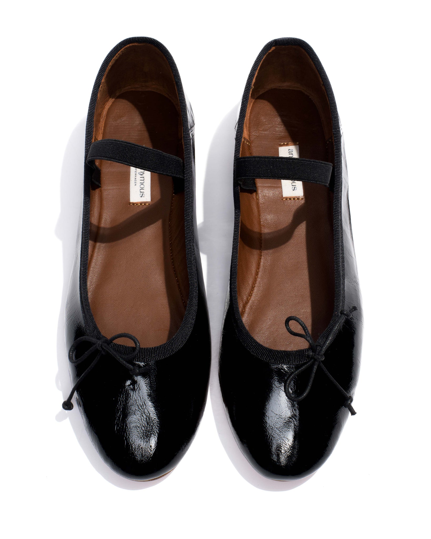 Rhina Crinkled polished goat Black - Anonymous Copenhagen