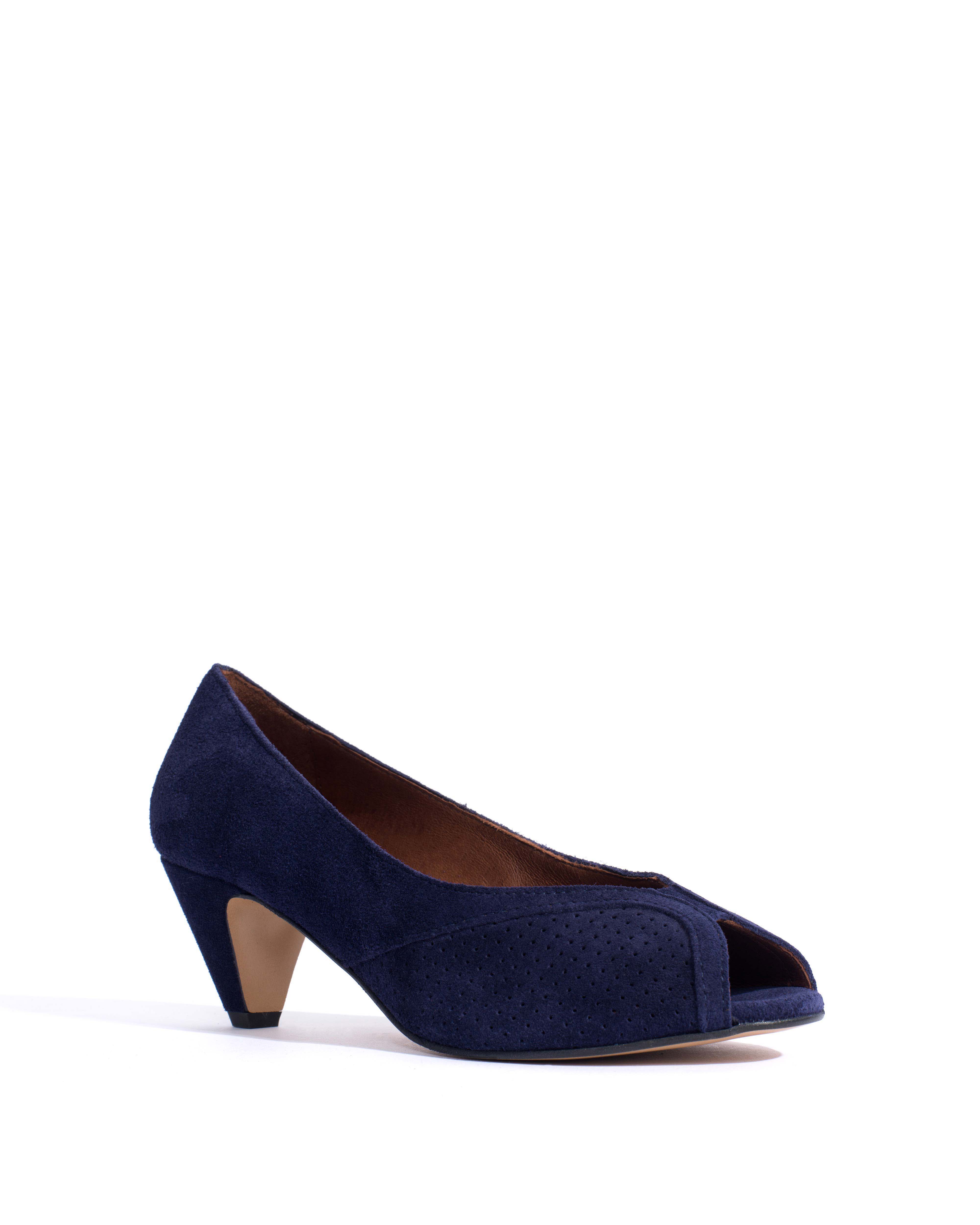 Tiffany stiletto Calf suede Ink blue