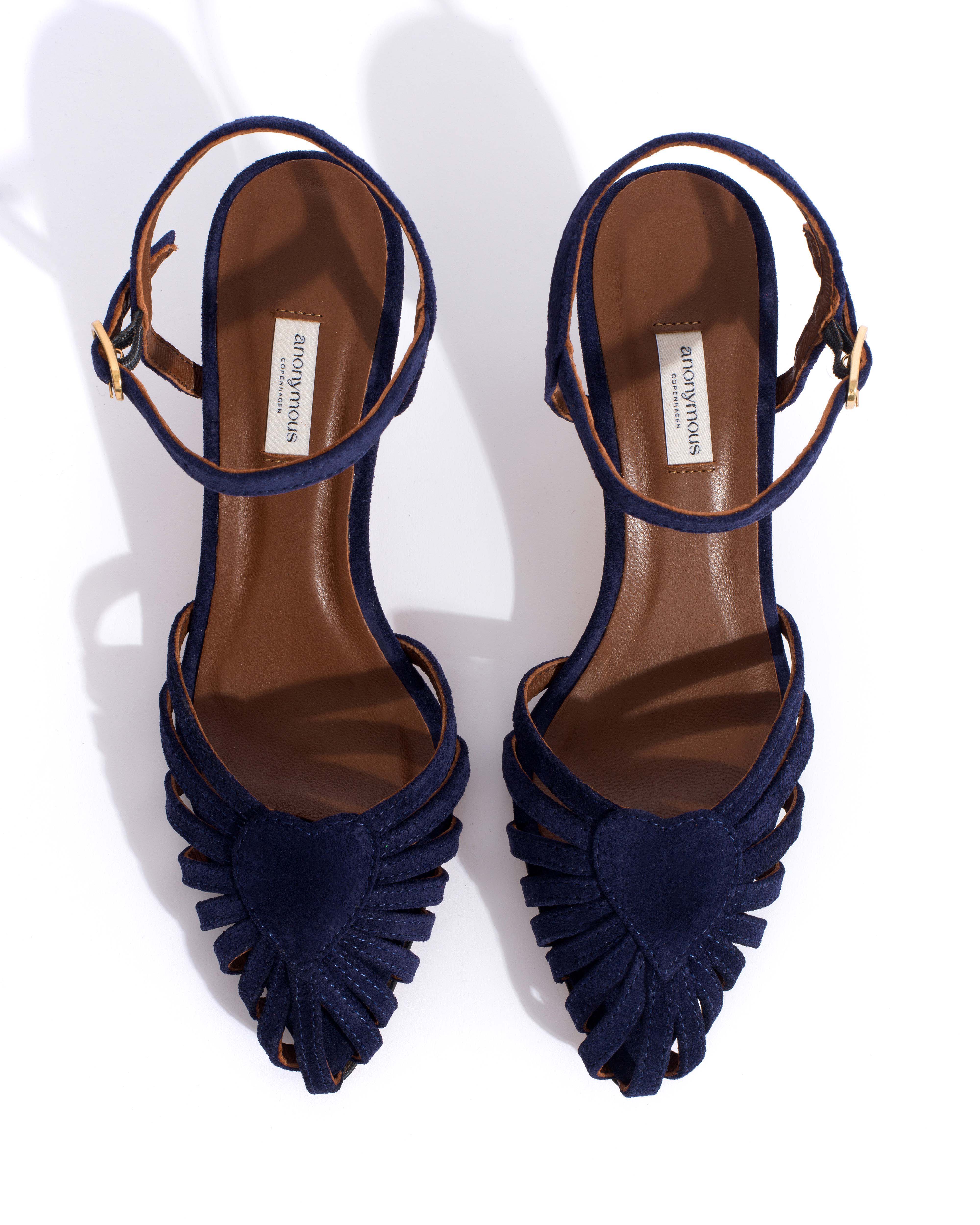 Keesha 55 Calf suede Ink blue