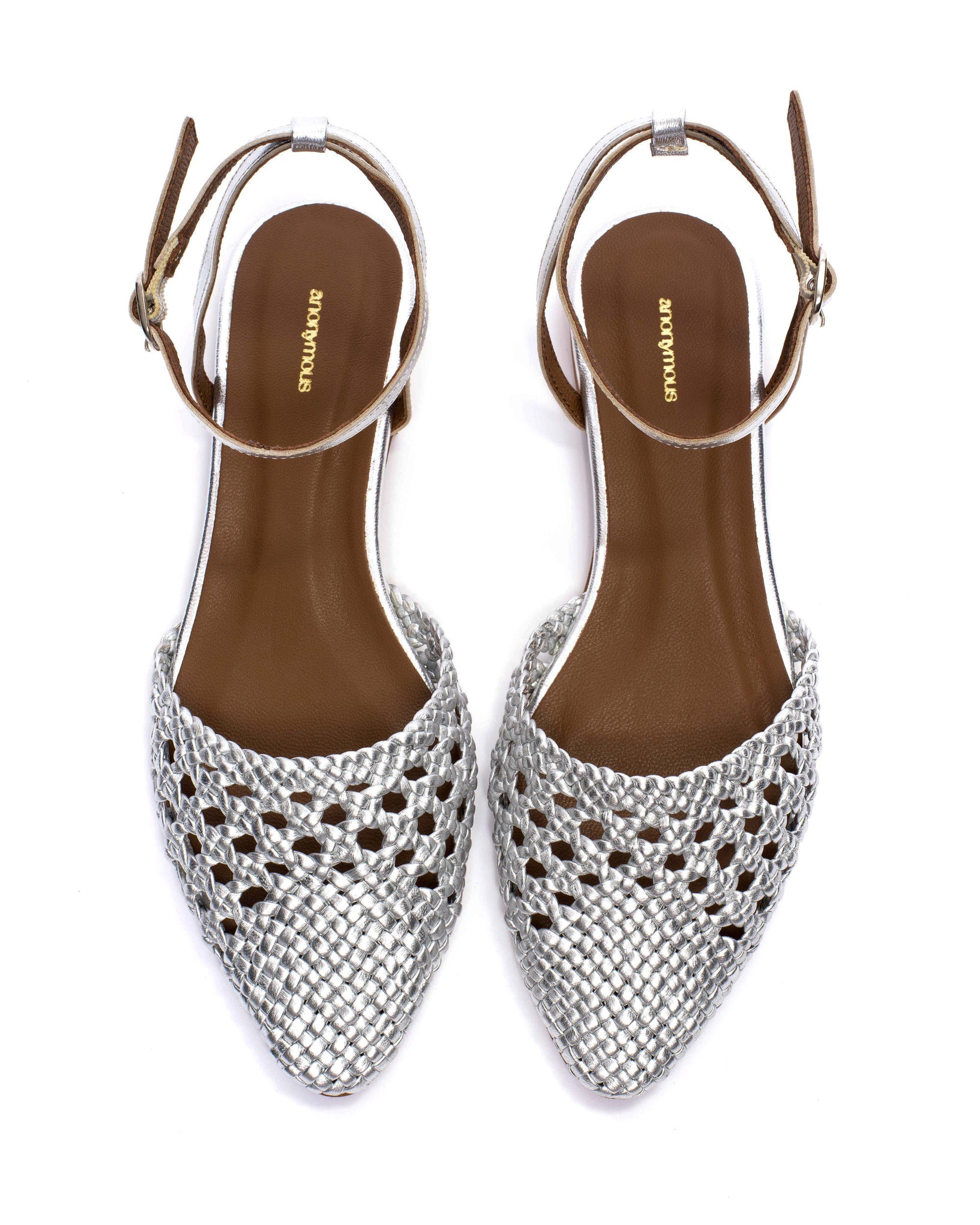 Senara 10 Hand-braided leather Silver - Anonymous Copenhagen