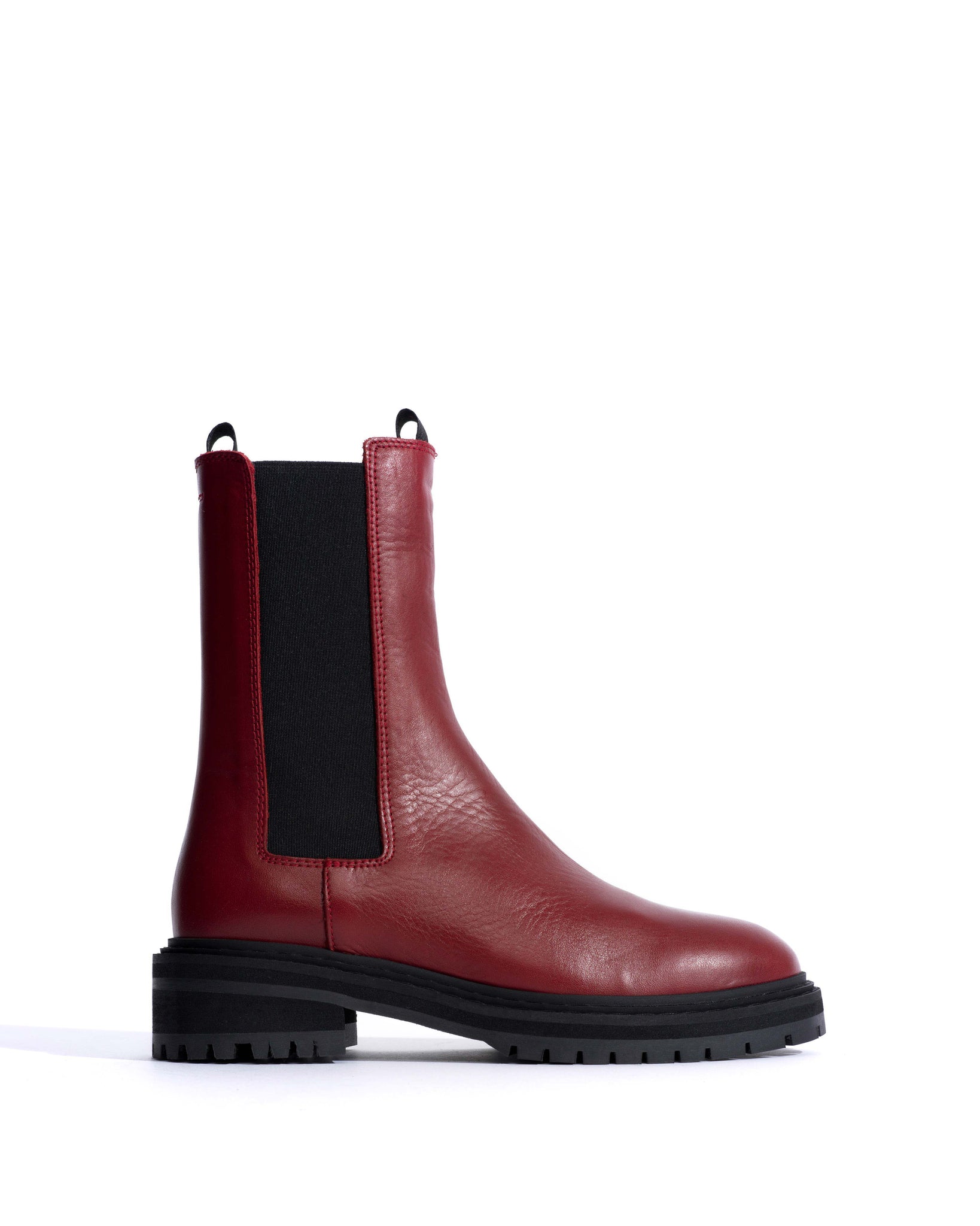 Haily high cut Soft calf Pomegranate - 
