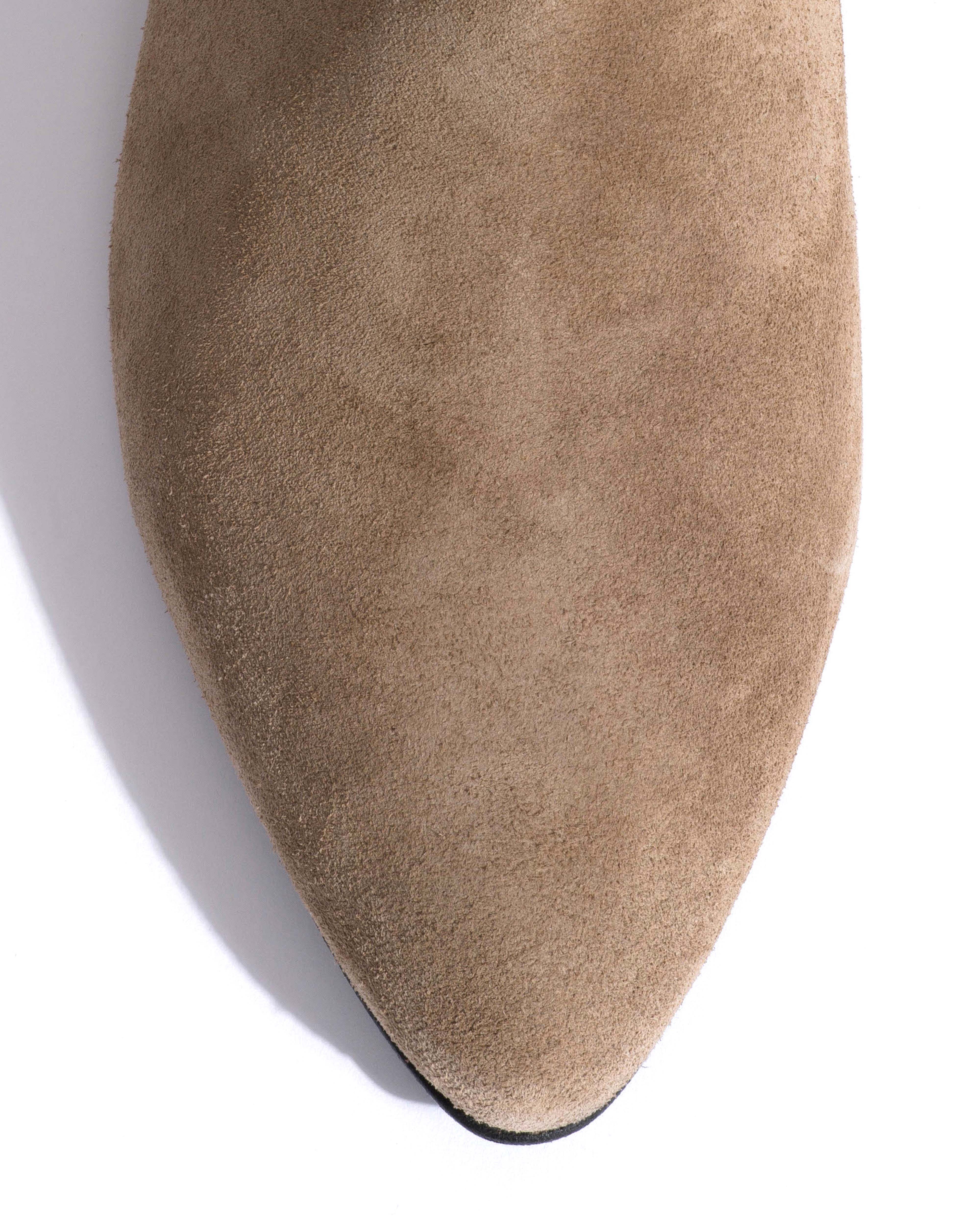 Jasmina 20 Calf suede & sleek leather Mushroom