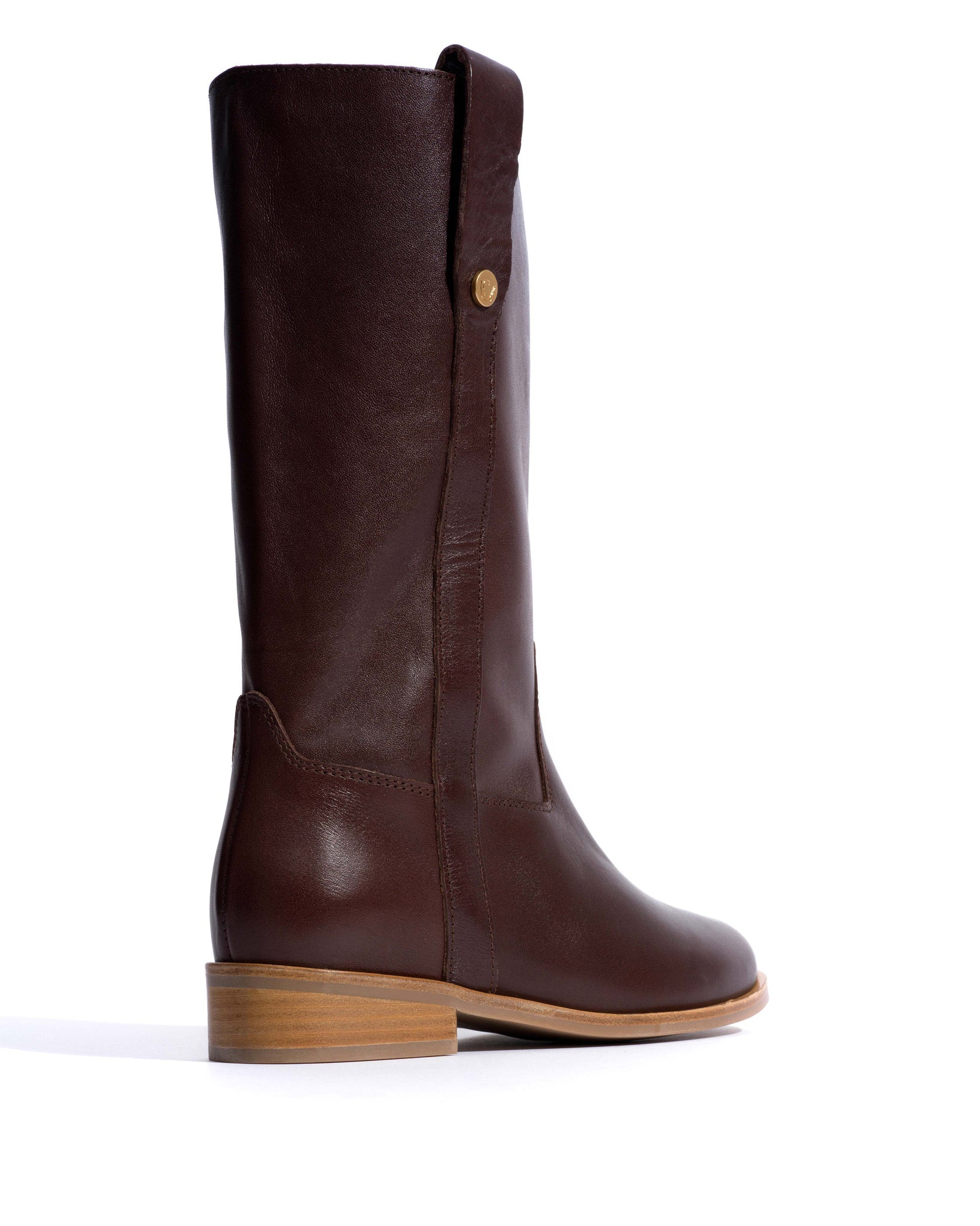 Brinesh Vegetal soft calf Coffee brown - Anonymous Copenhagen High shaft boots