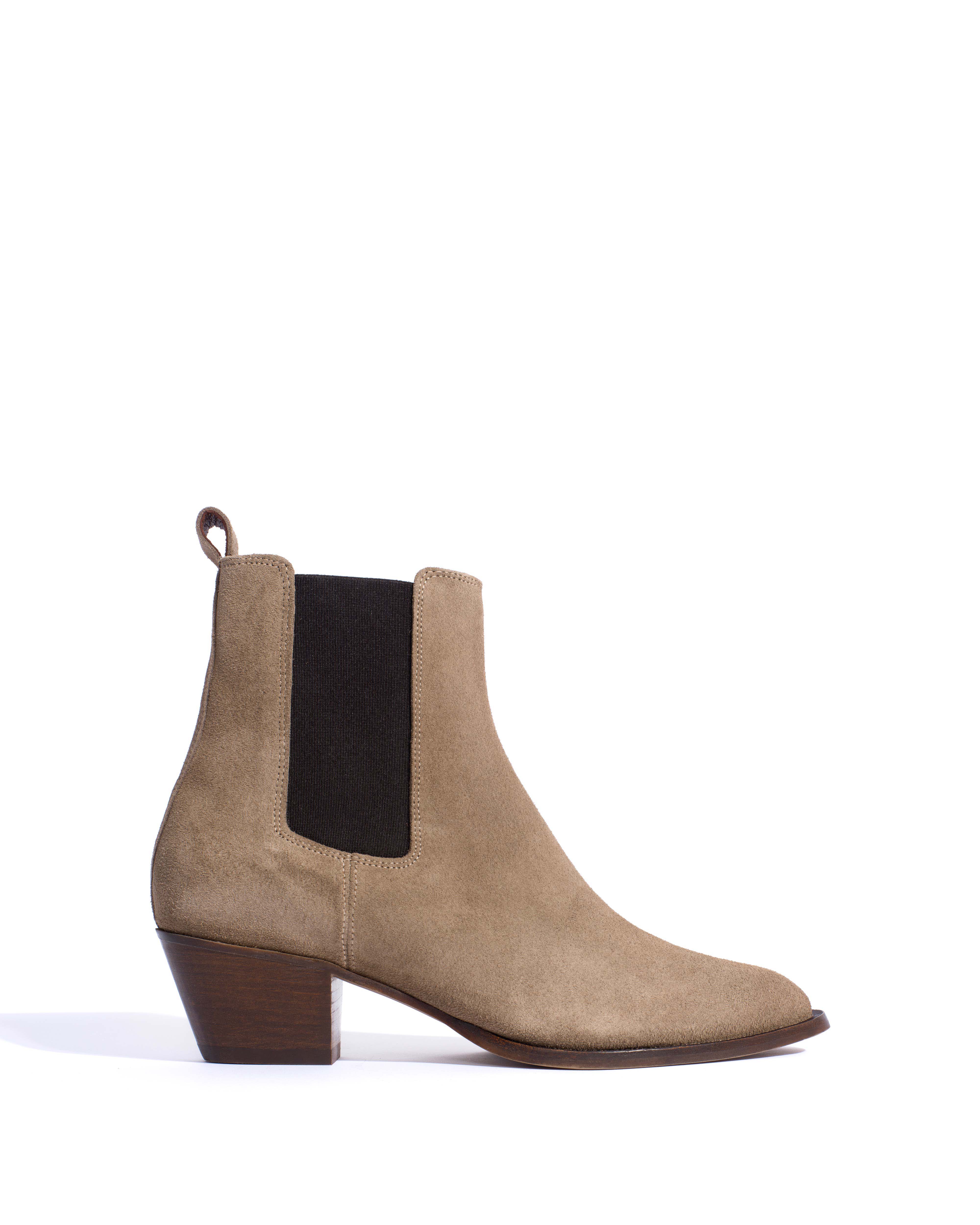 Faith Calf suede Mushroom