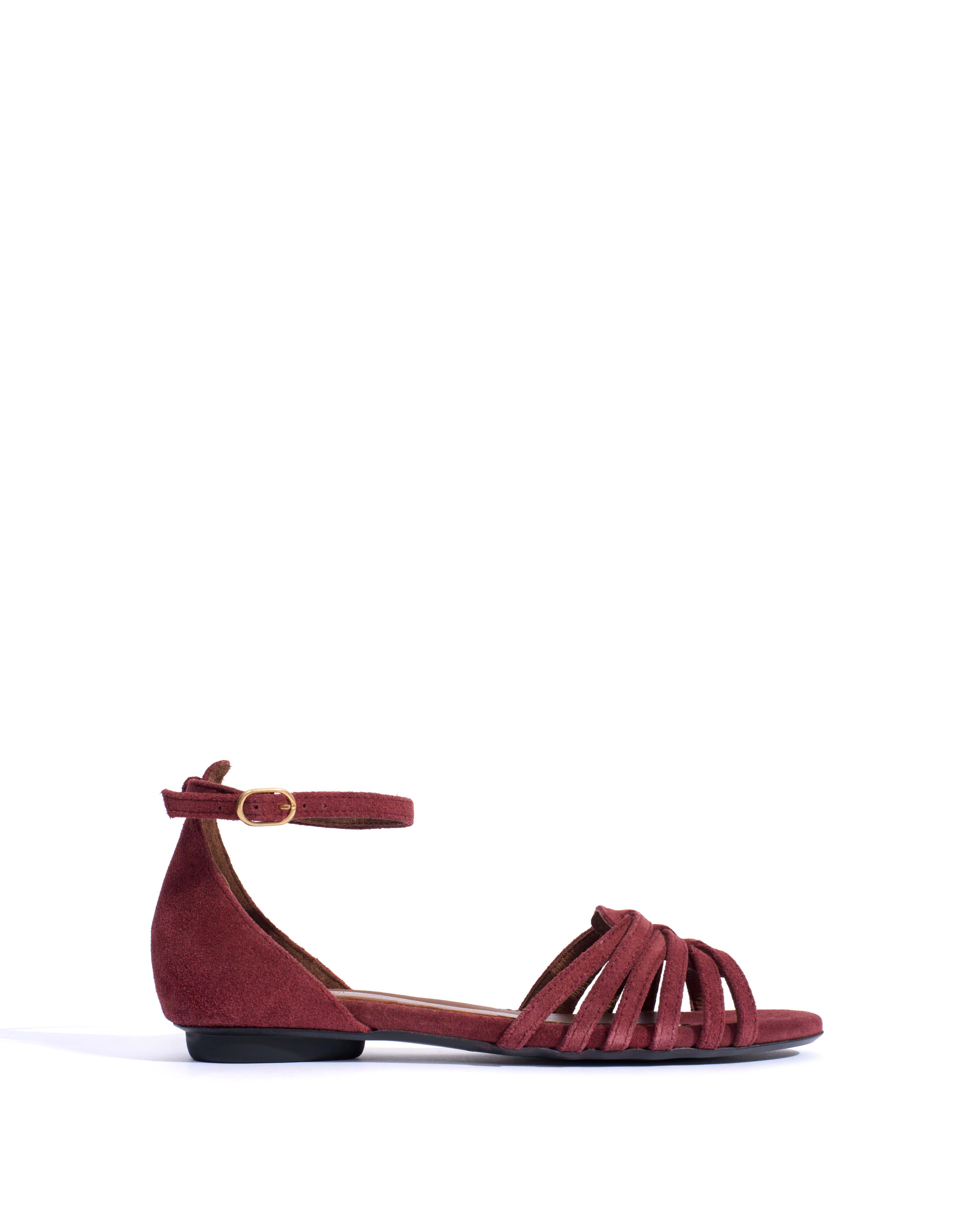 Mareike 10 Calf suede Pomegranate