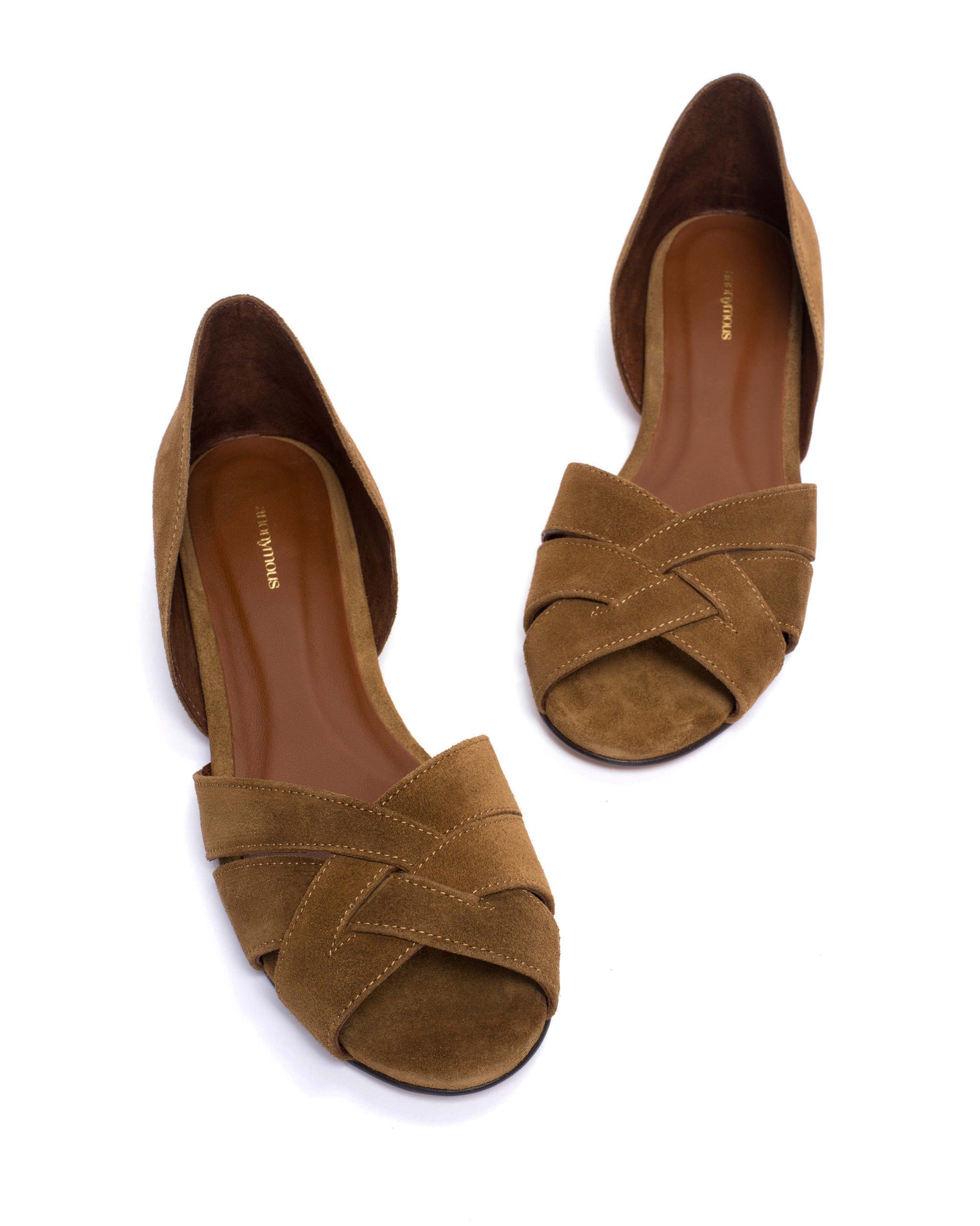 Sanni 20 Calf suede Cinnamon - Anonymous Copenhagen