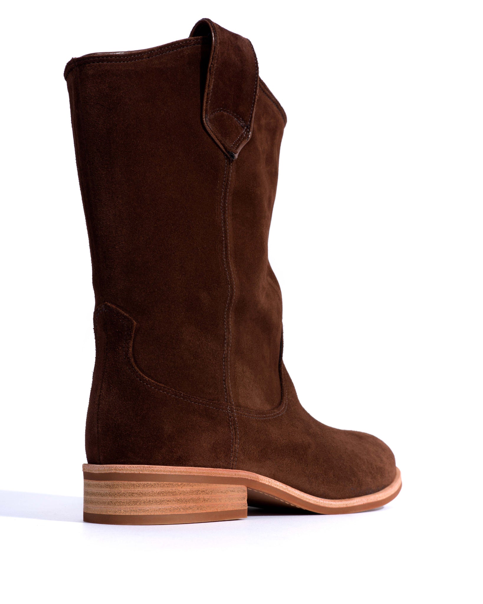 Claudia Calf suede Chocolate